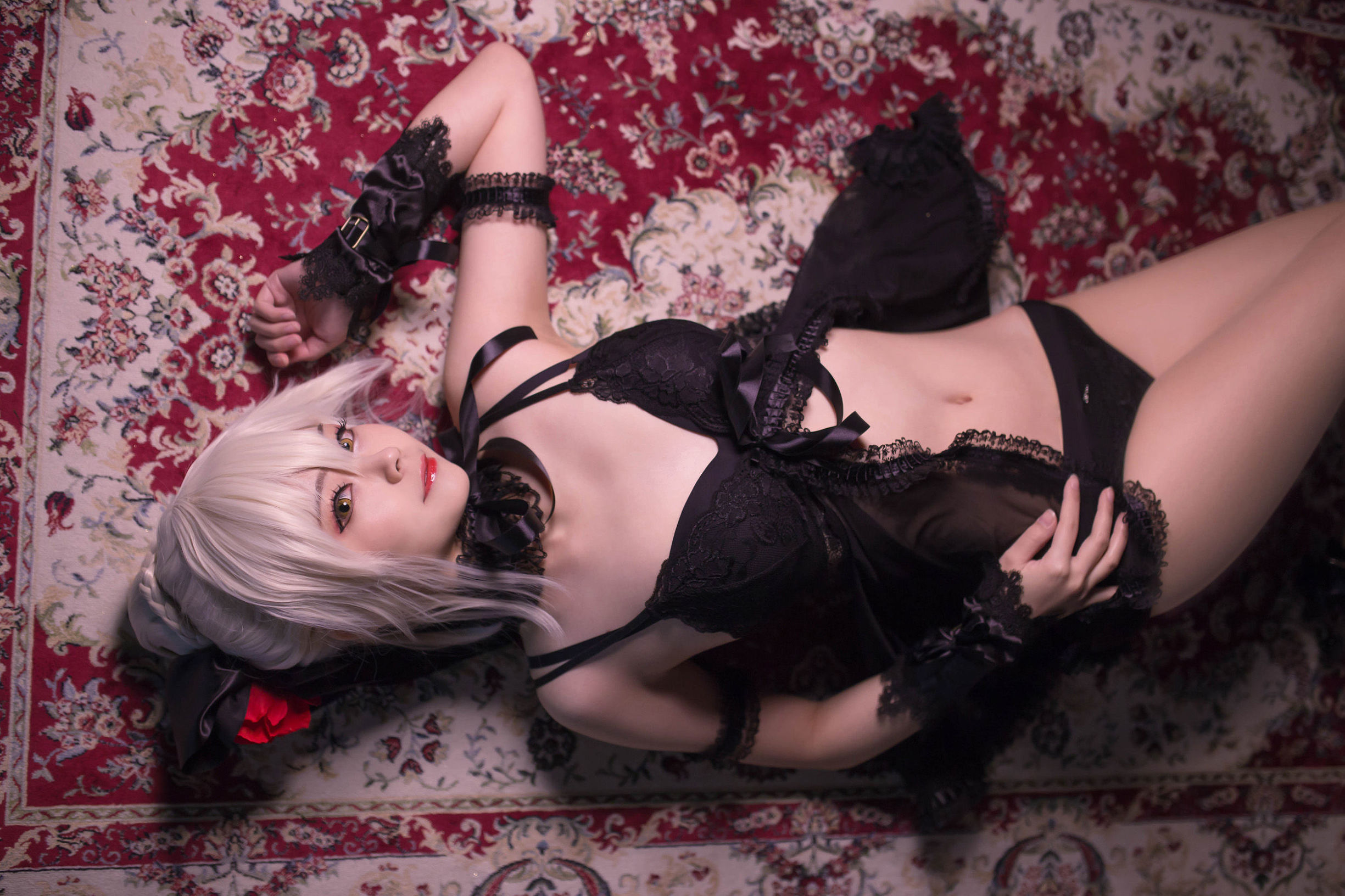 Ảnh Cosplay] Coser Huyền-KaYa - Á Tỵ Đen Đần Pijama