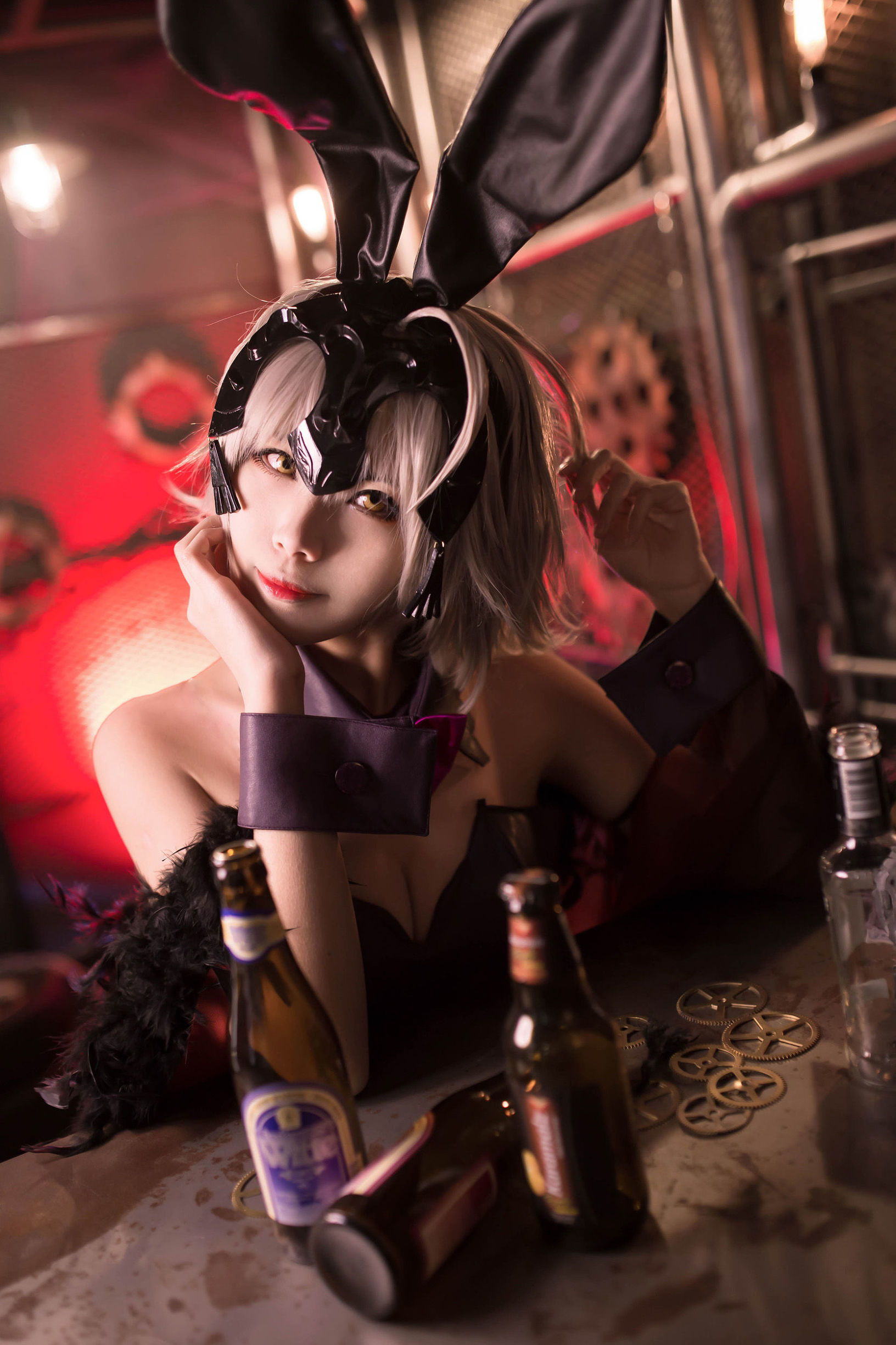 Cosplay寫真] Coser萱-KaYa - 黑贞 兔女郎