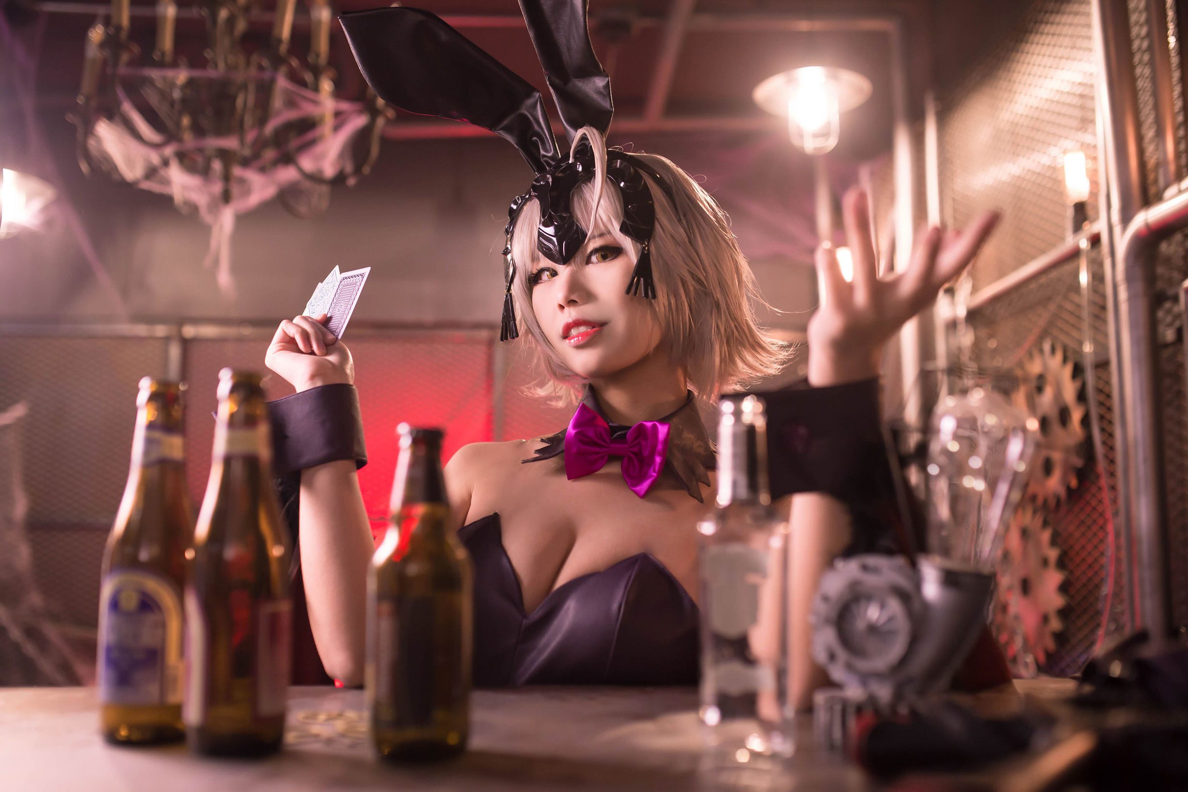 Cosplay寫真] Coser萱-KaYa - 黑贞 兔女郎