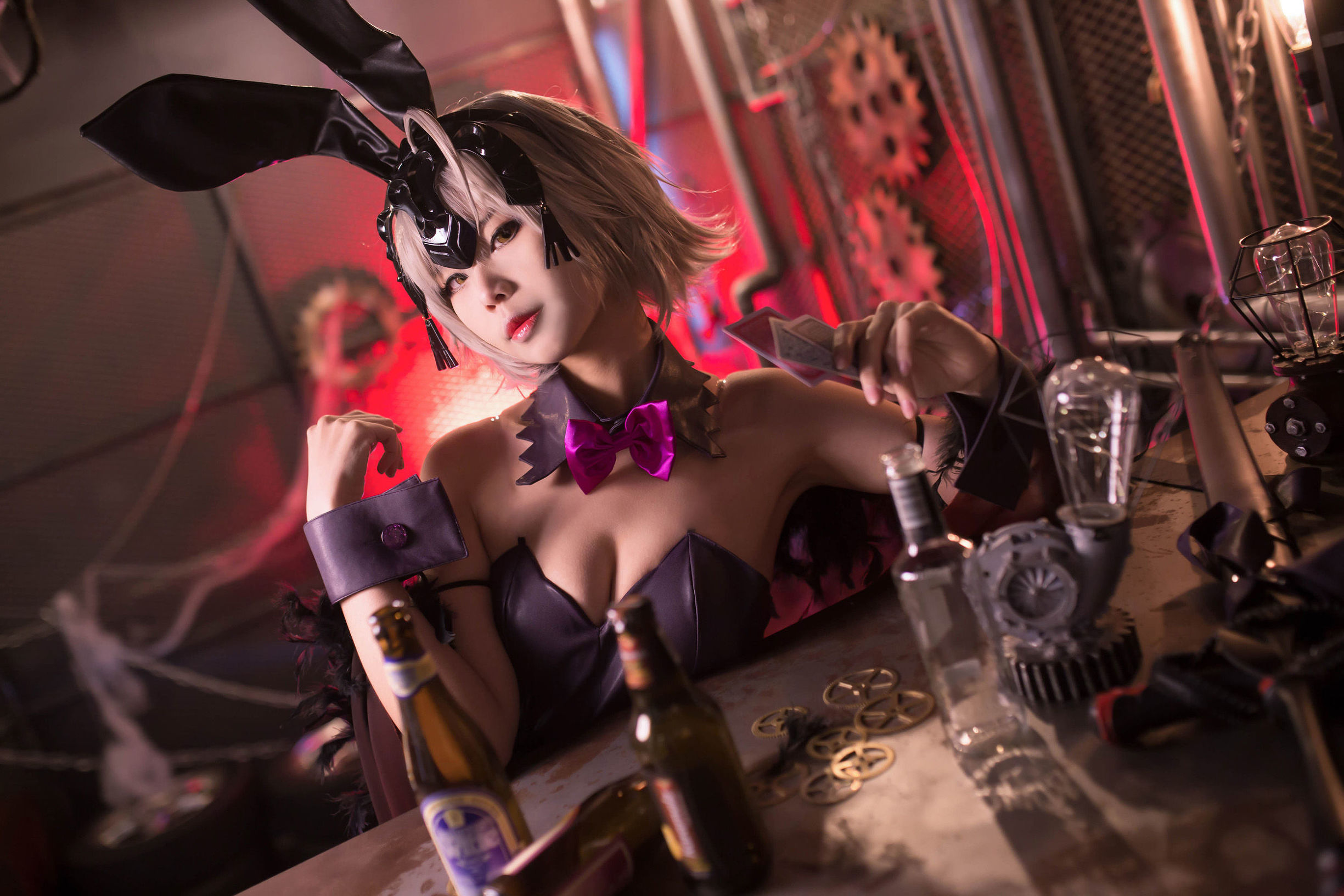 Cosplay寫真] Coser萱-KaYa - 黑贞 兔女郎