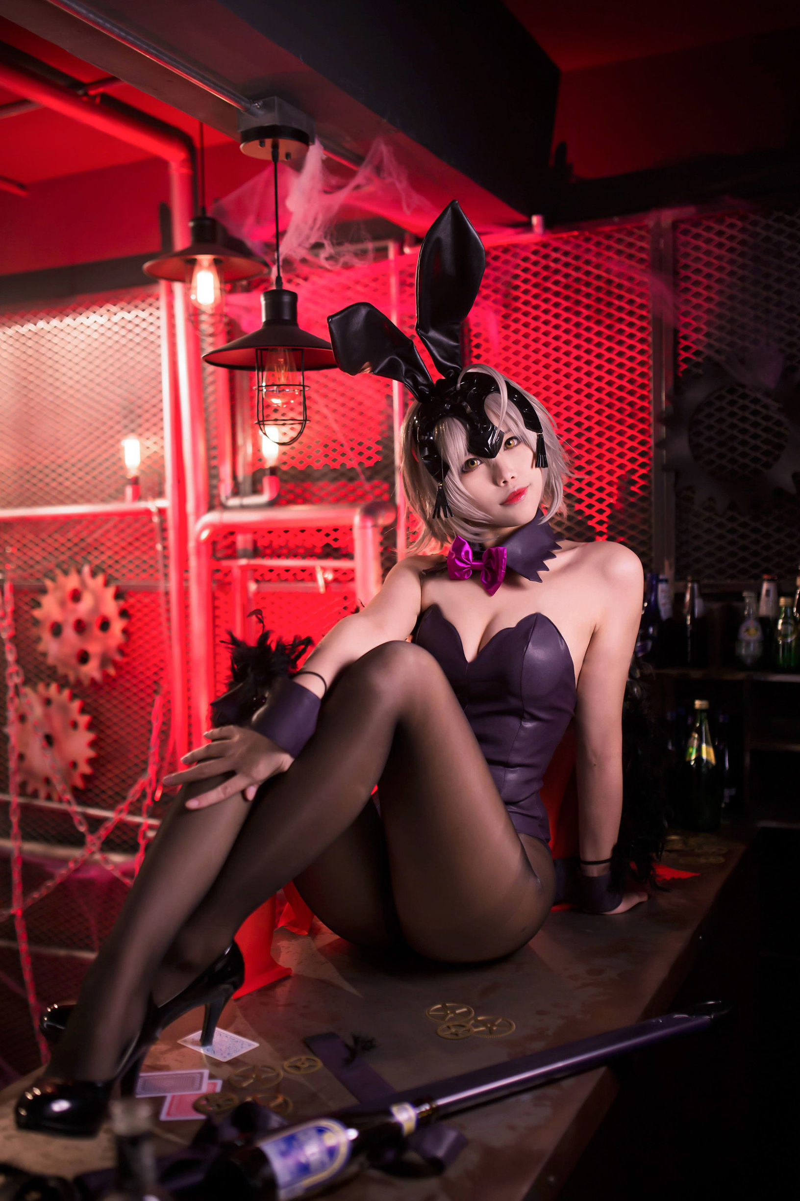 Cosplay寫真] Coser萱-KaYa - 黑贞 兔女郎