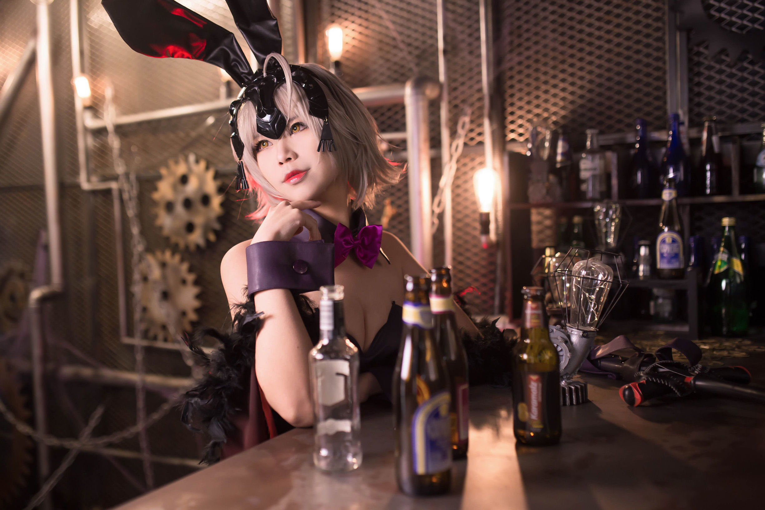 Cosplay寫真] Coser萱-KaYa - 黑贞 兔女郎
