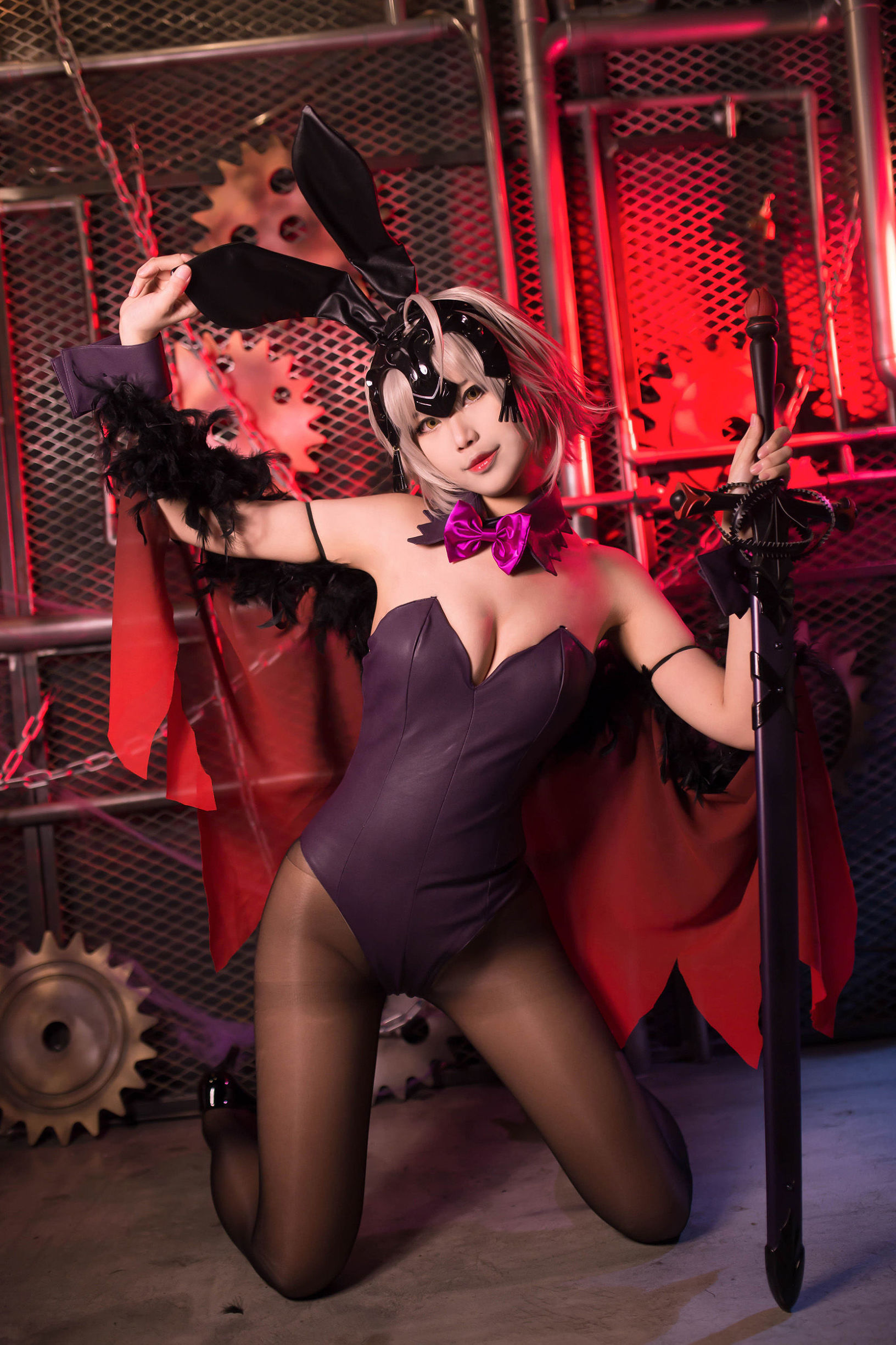 Cosplay寫真] Coser萱-KaYa - 黑贞 兔女郎