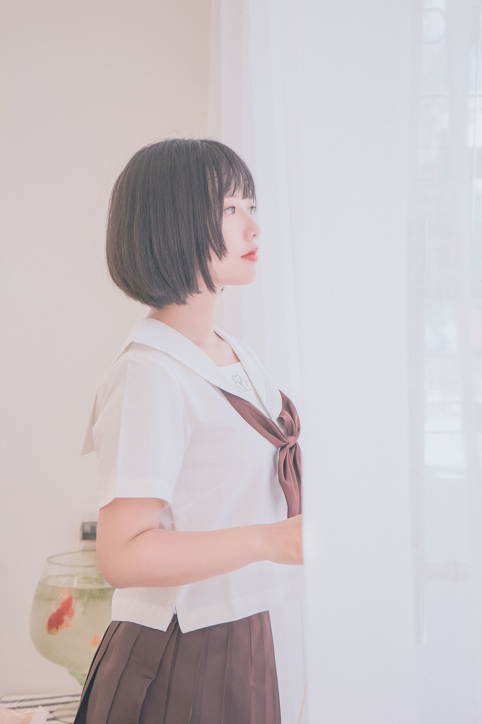 Cosplay Photo] Messie Huang - Birthday School Uniform