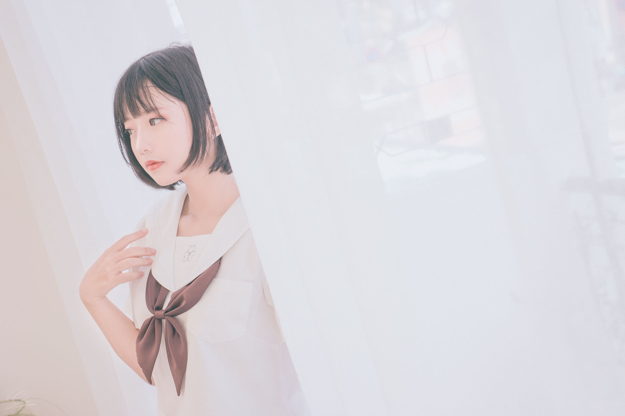 Cosplay Photo] Messie Huang - Birthday School Uniform