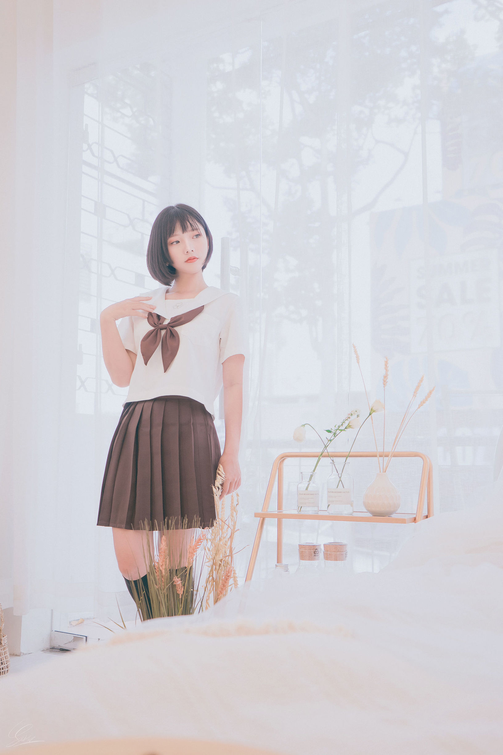 Cosplay Photo] Messie Huang - Birthday School Uniform