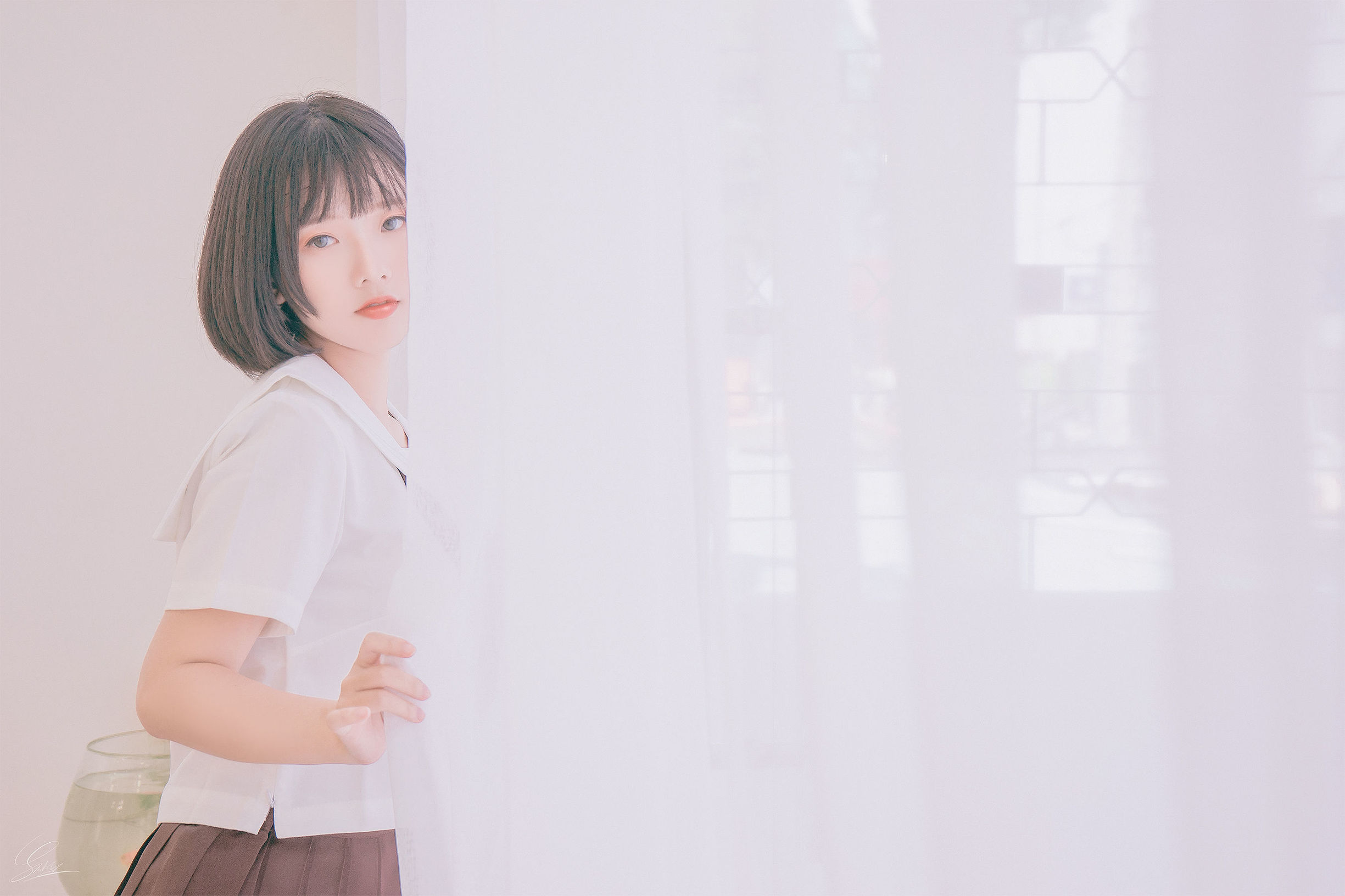 Cosplay Photo] Messie Huang - Birthday School Uniform