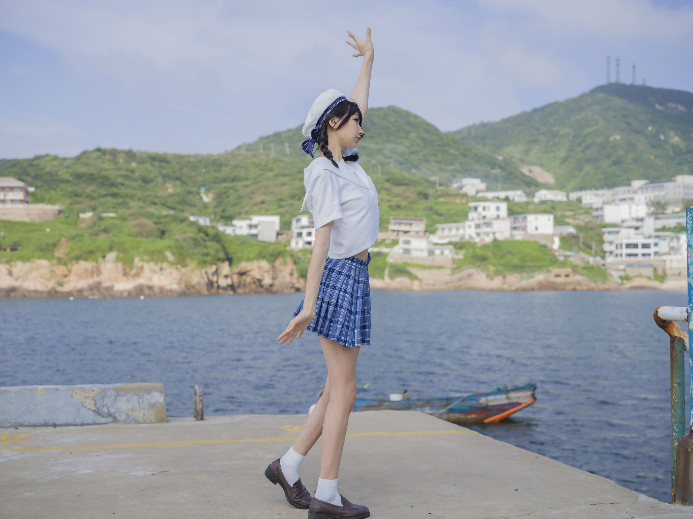 [Cosplay寫真] NAGISA魔物喵 - 海風與少女