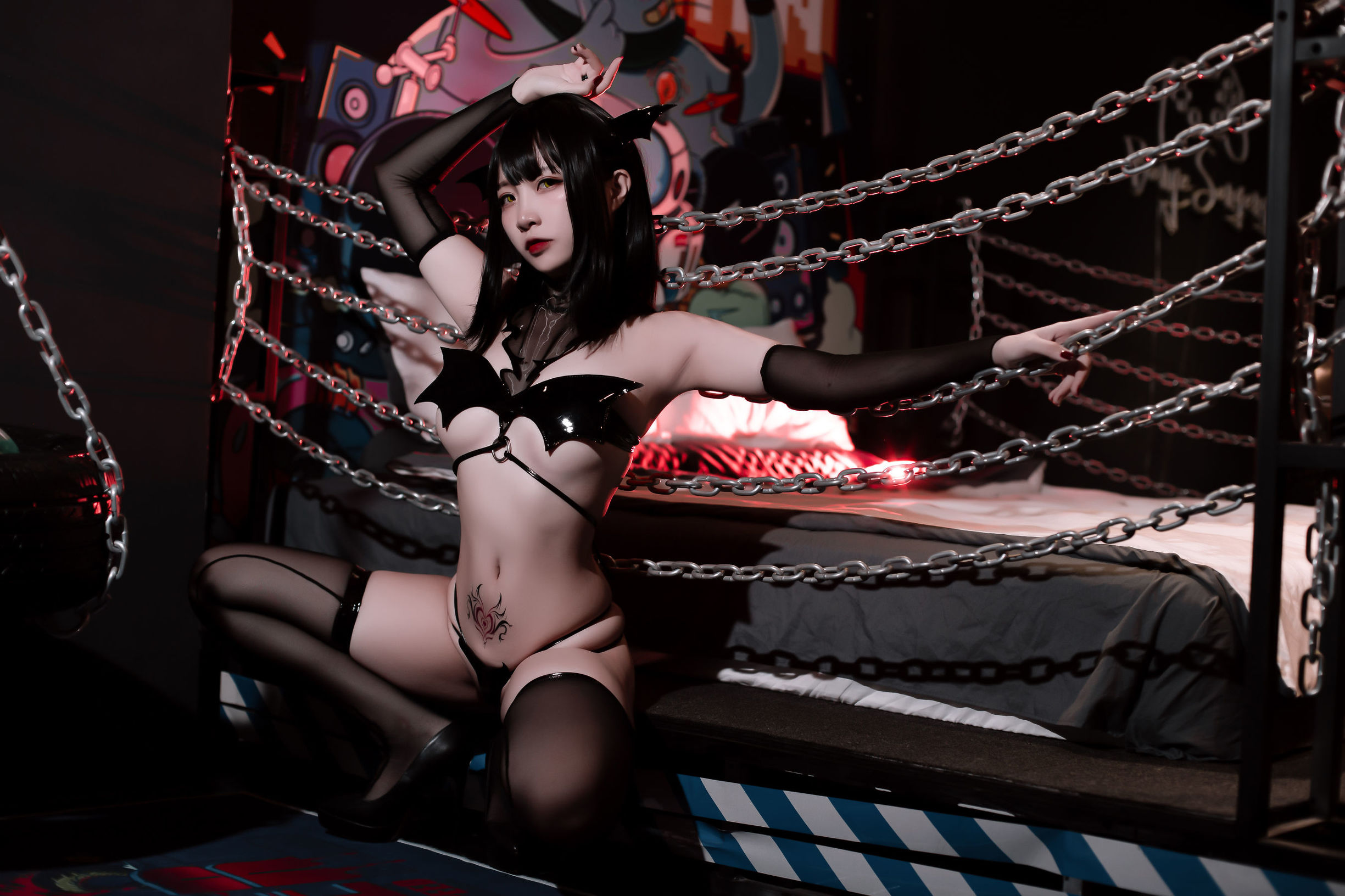 Cosplay ảnh] Coser nổi tiếng Nisa Er Zuo - Ác Đọa Tiểu Ác Ma