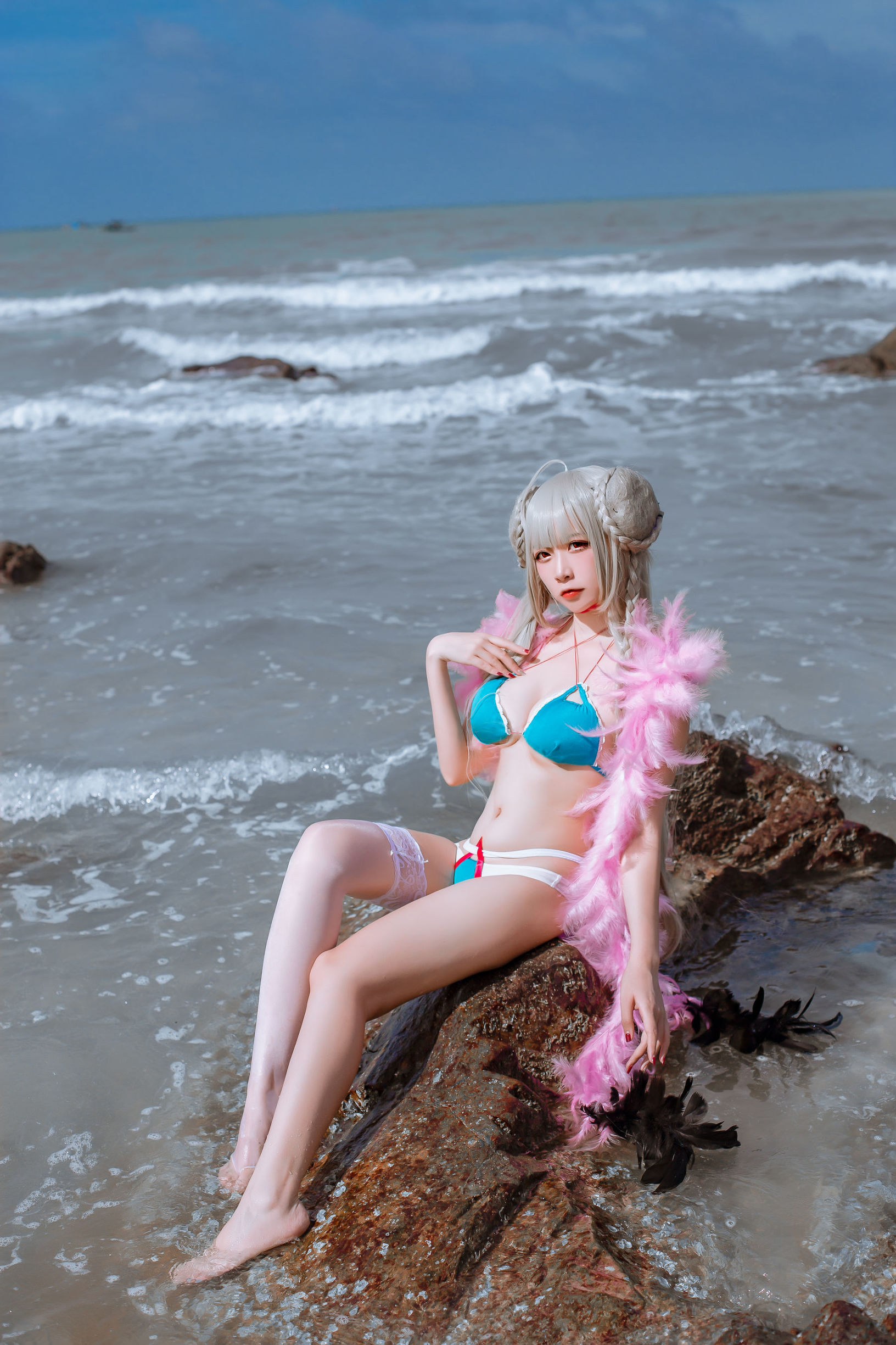 Cosplay寫真] 人氣Coser二佐Nisa - 碧藍航線泳裝