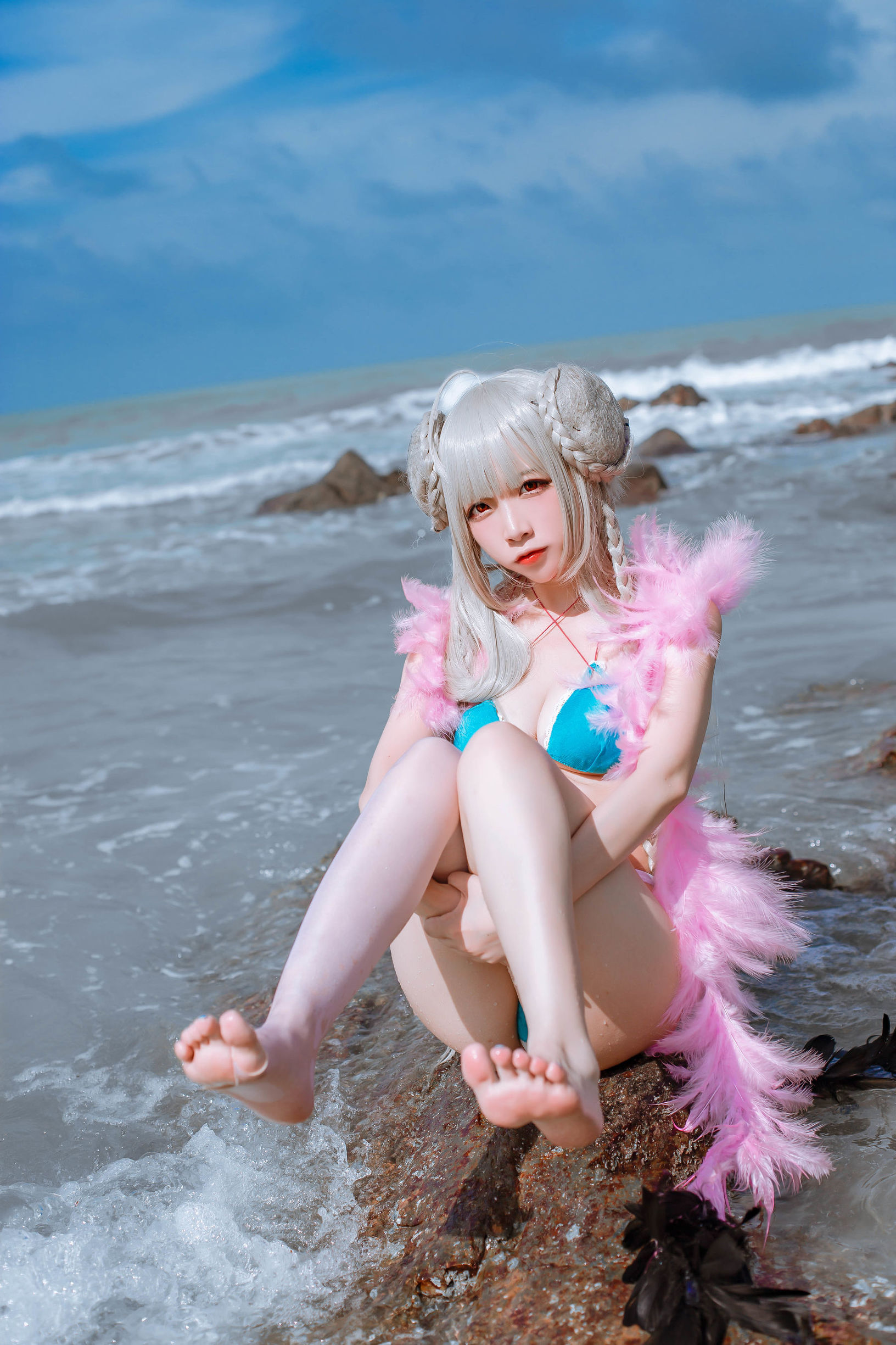 Cosplay寫真] 人氣Coser二佐Nisa - 碧藍航線泳裝
