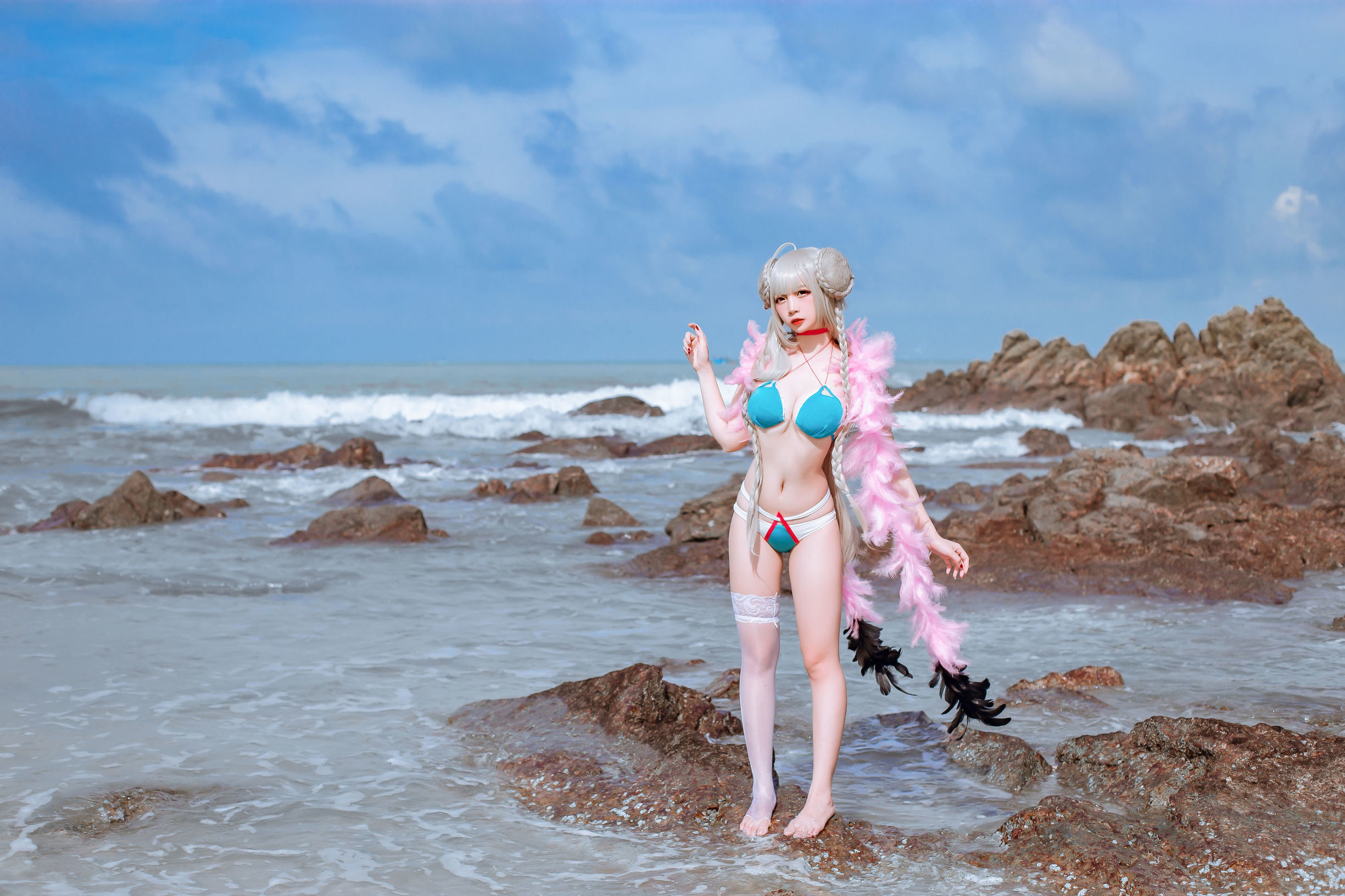 Cosplay寫真] 人氣Coser二佐Nisa - 碧藍航線泳裝