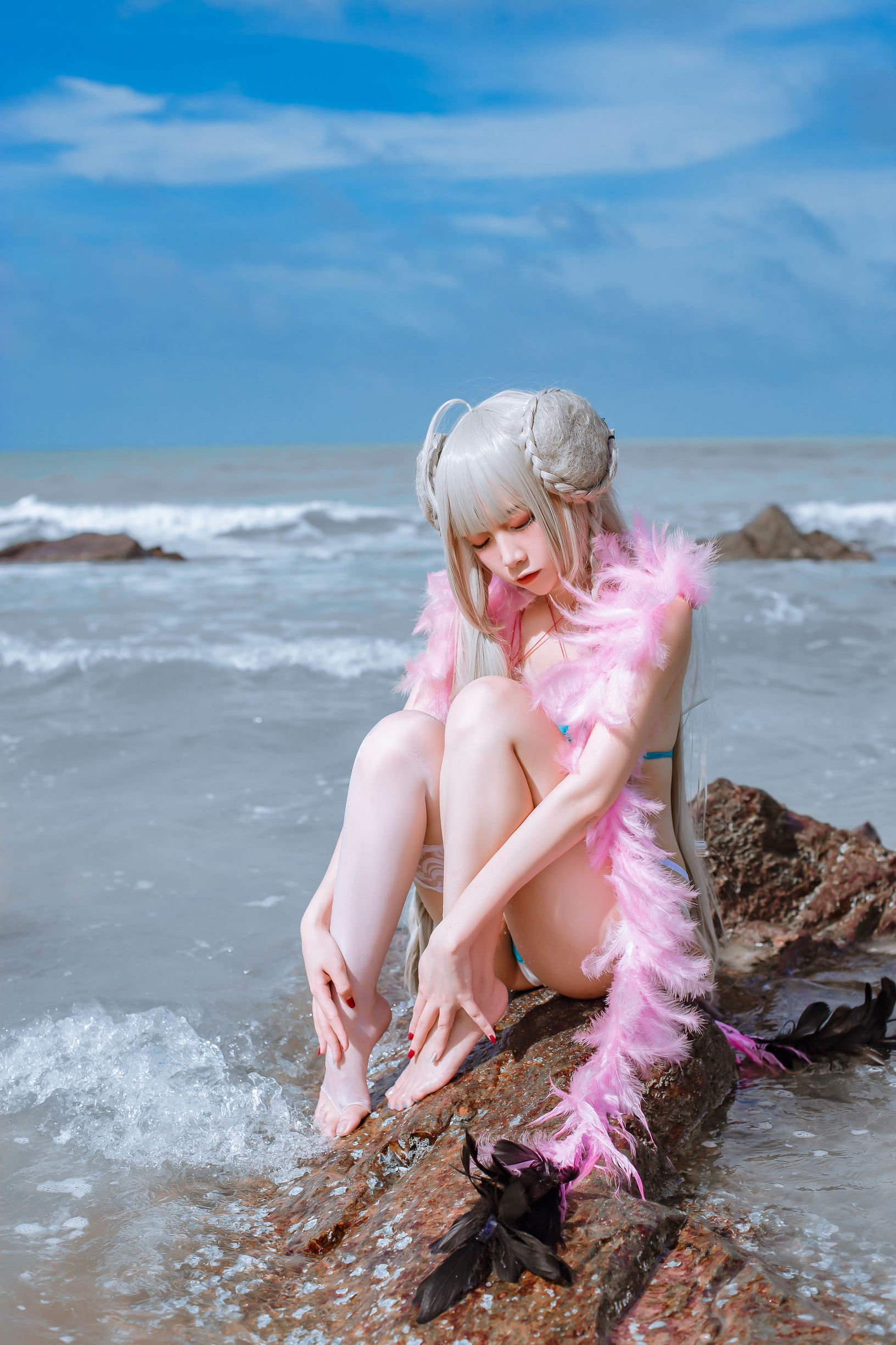 Cosplay寫真] 人氣Coser二佐Nisa - 碧藍航線泳裝
