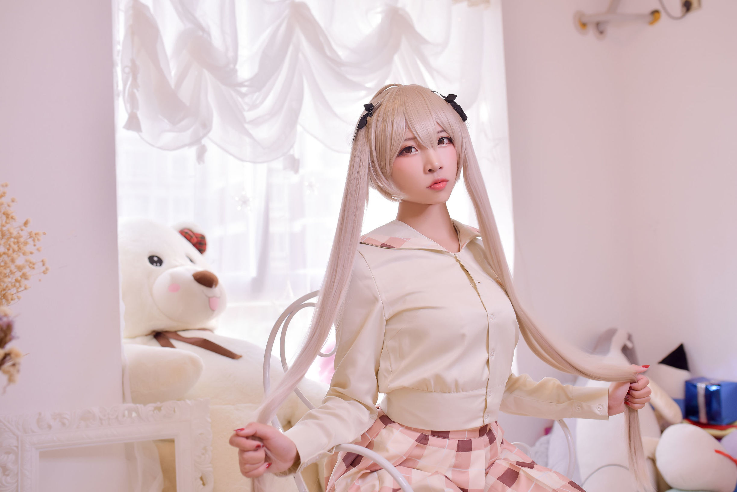 Cosplay Photo] Popular Coser Er Zuo Nisa - Qiong Sister School Uniform