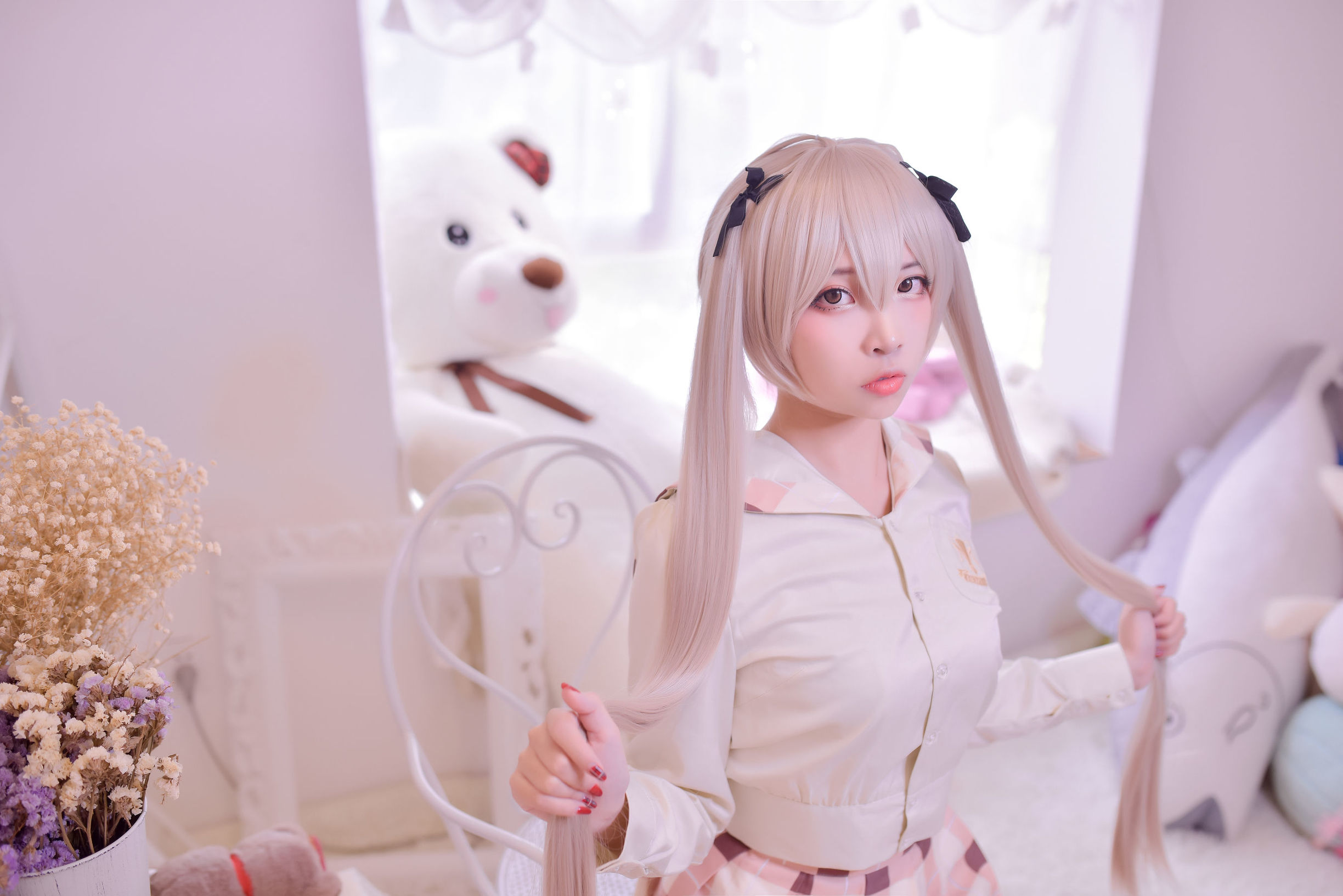 Cosplay寫真] 人氣Coser二佐Nisa - 穹妹校服