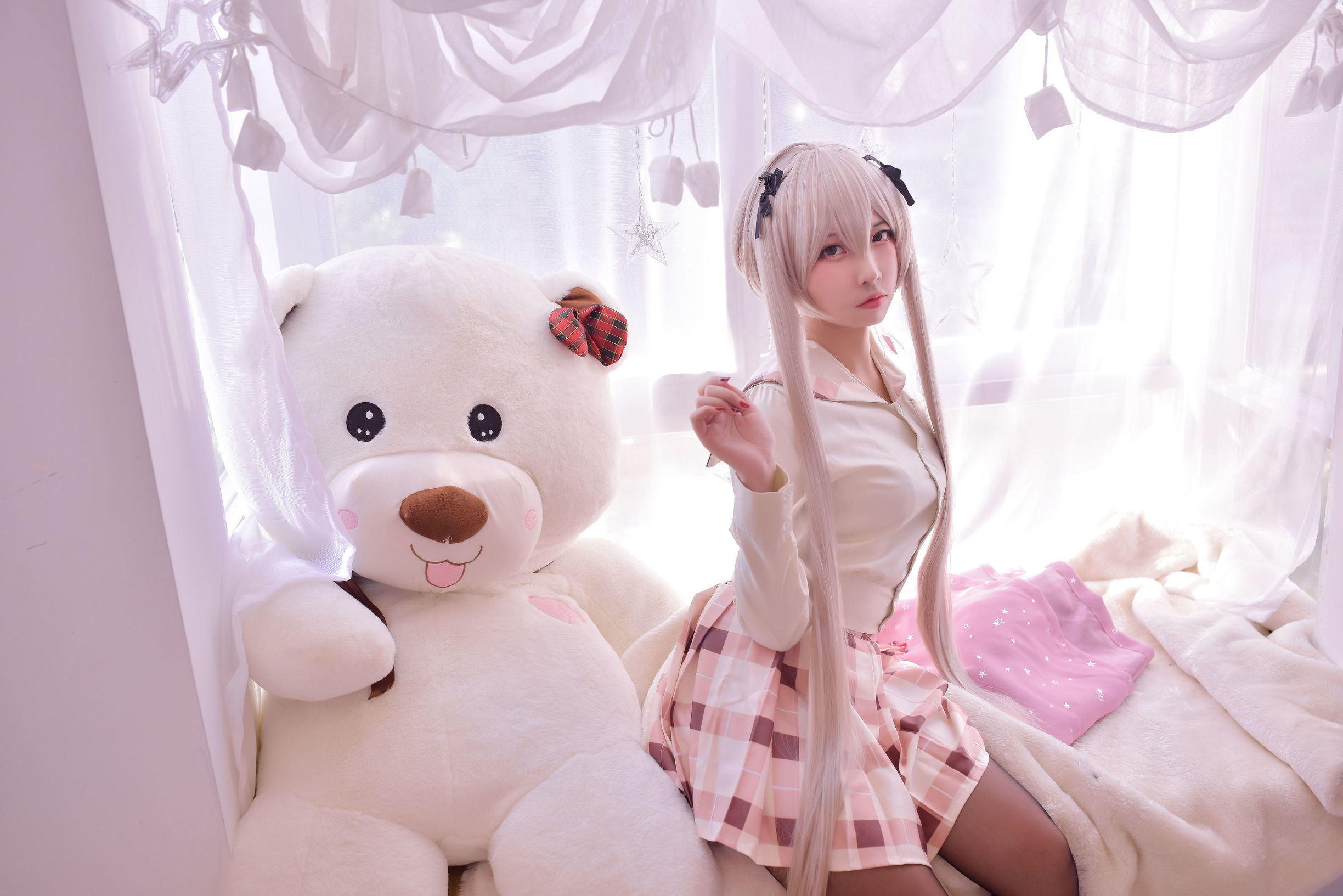 Ảnh Cosplay] Coser Phổ biến Er Zuo Nisa - Qióng Mê Đồng phục học sinh