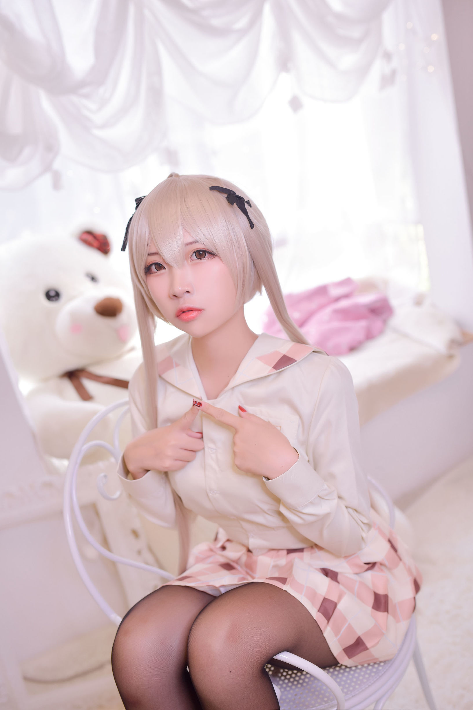Cosplay寫真] 人氣Coser二佐Nisa - 穹妹校服