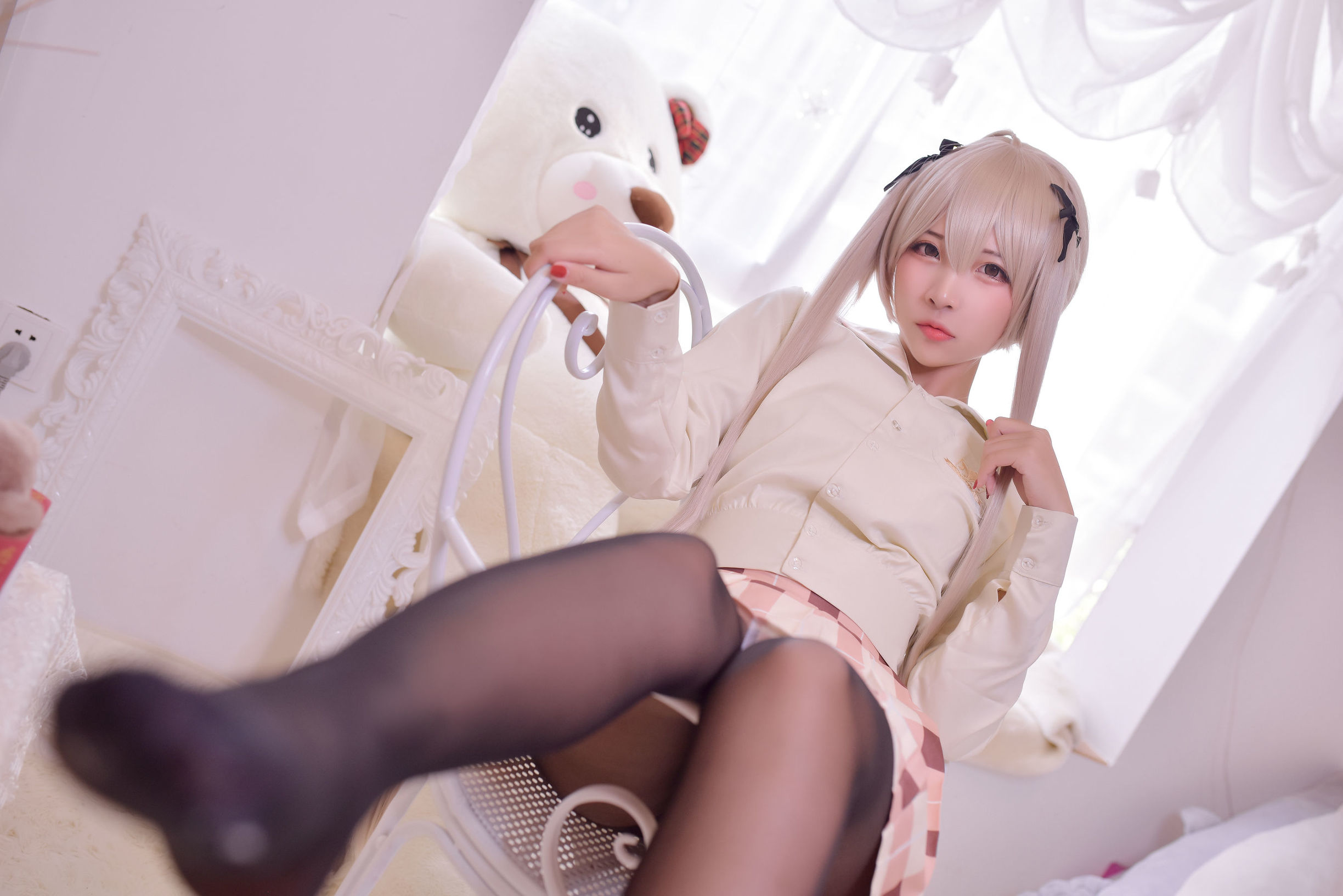 Cosplay寫真] 人氣Coser二佐Nisa - 穹妹校服