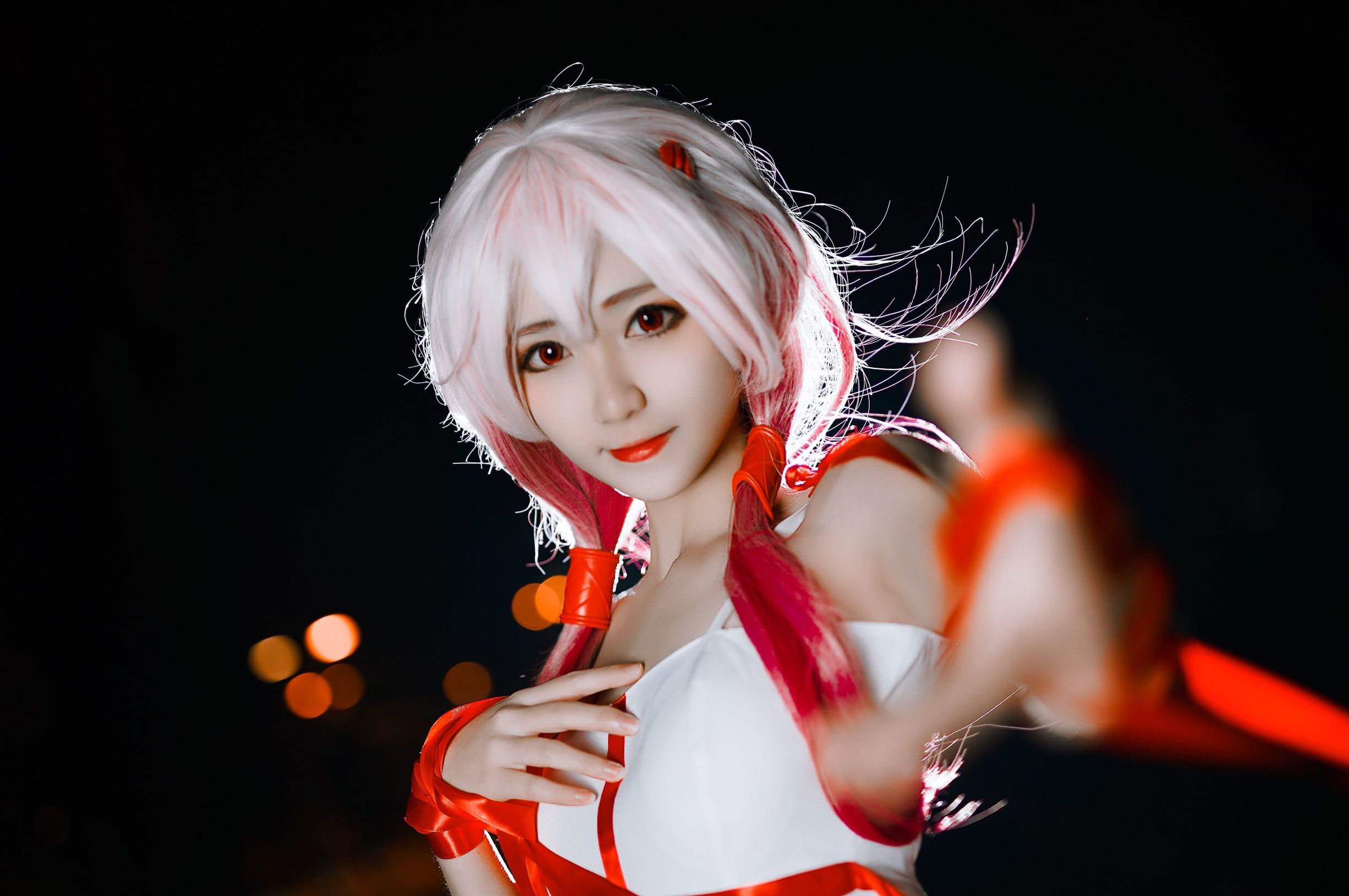 Cosplay寫真] 動漫博主南桃Momoko - 楪祈白裙