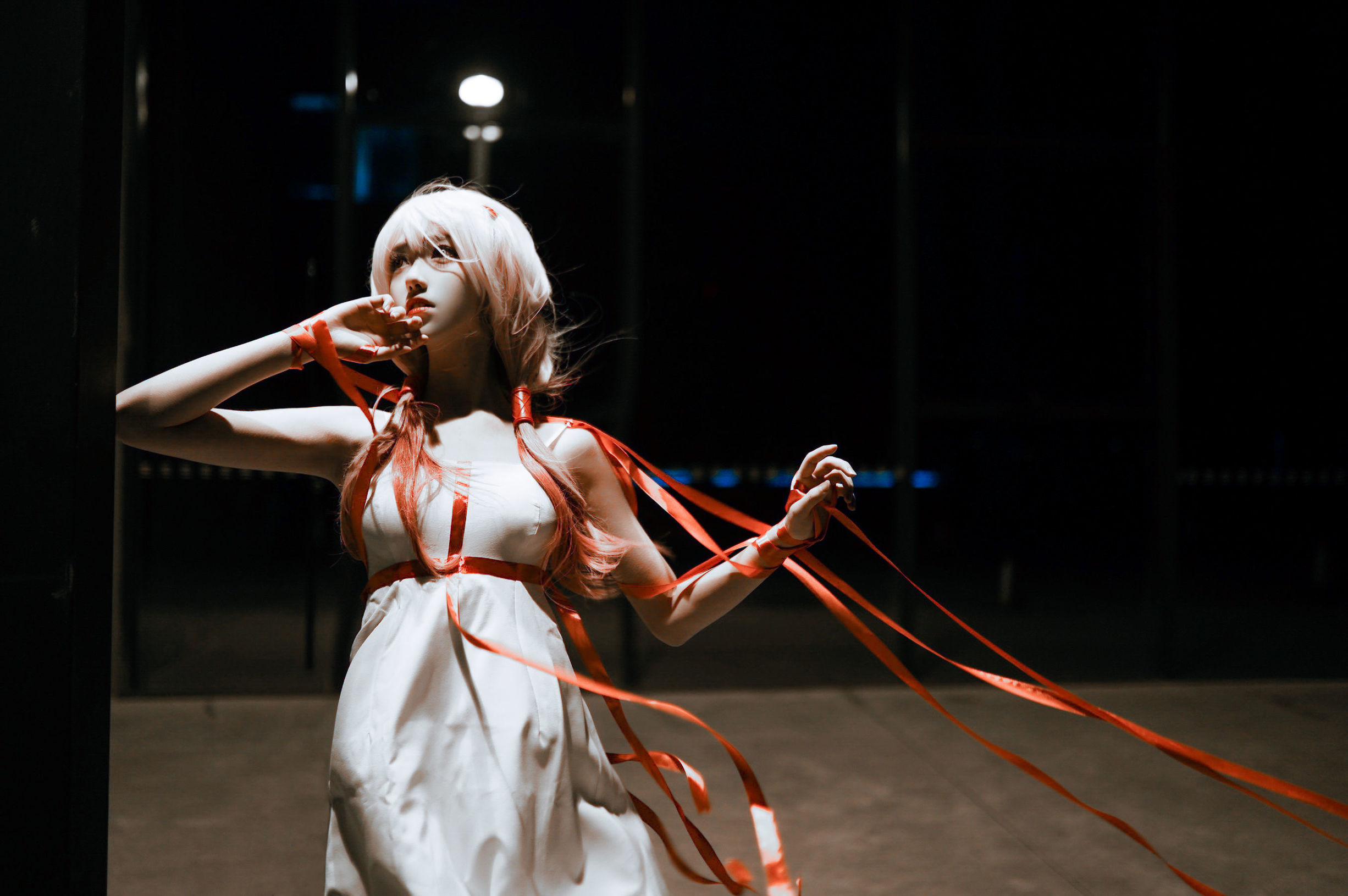 Cosplay寫真] 動漫博主南桃Momoko - 楪祈白裙
