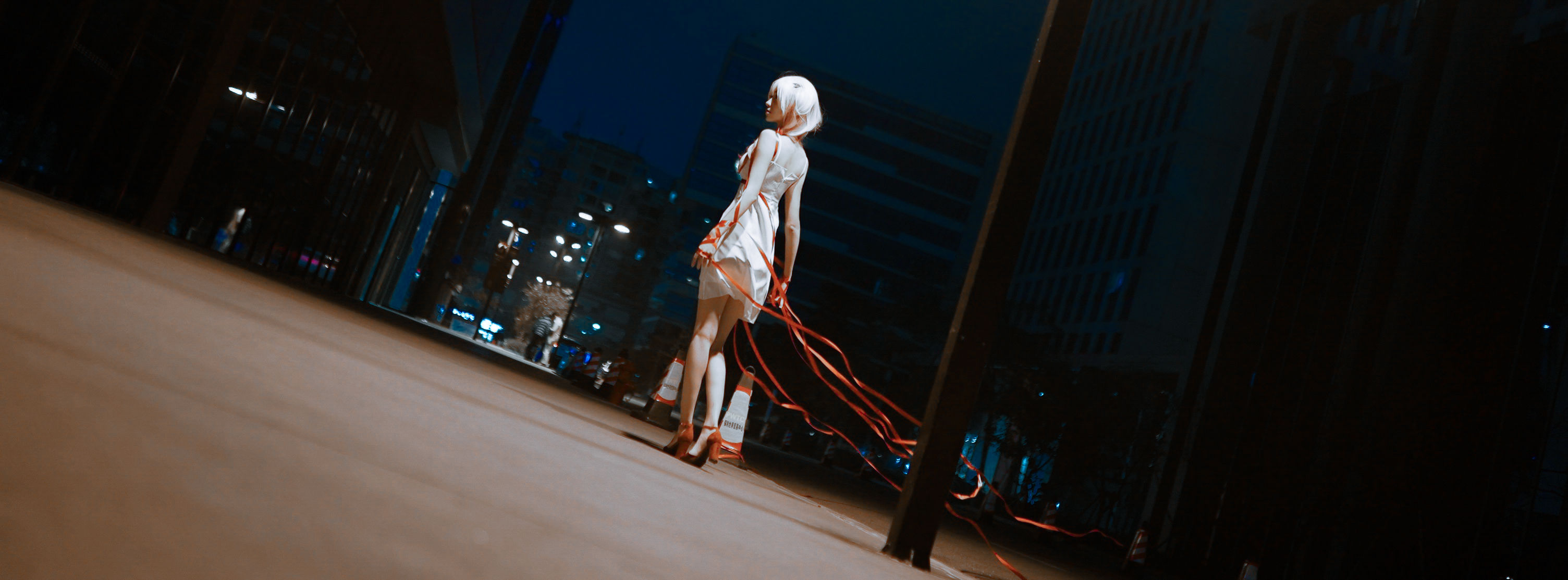 Cosplay寫真] 動漫博主南桃Momoko - 楪祈白裙