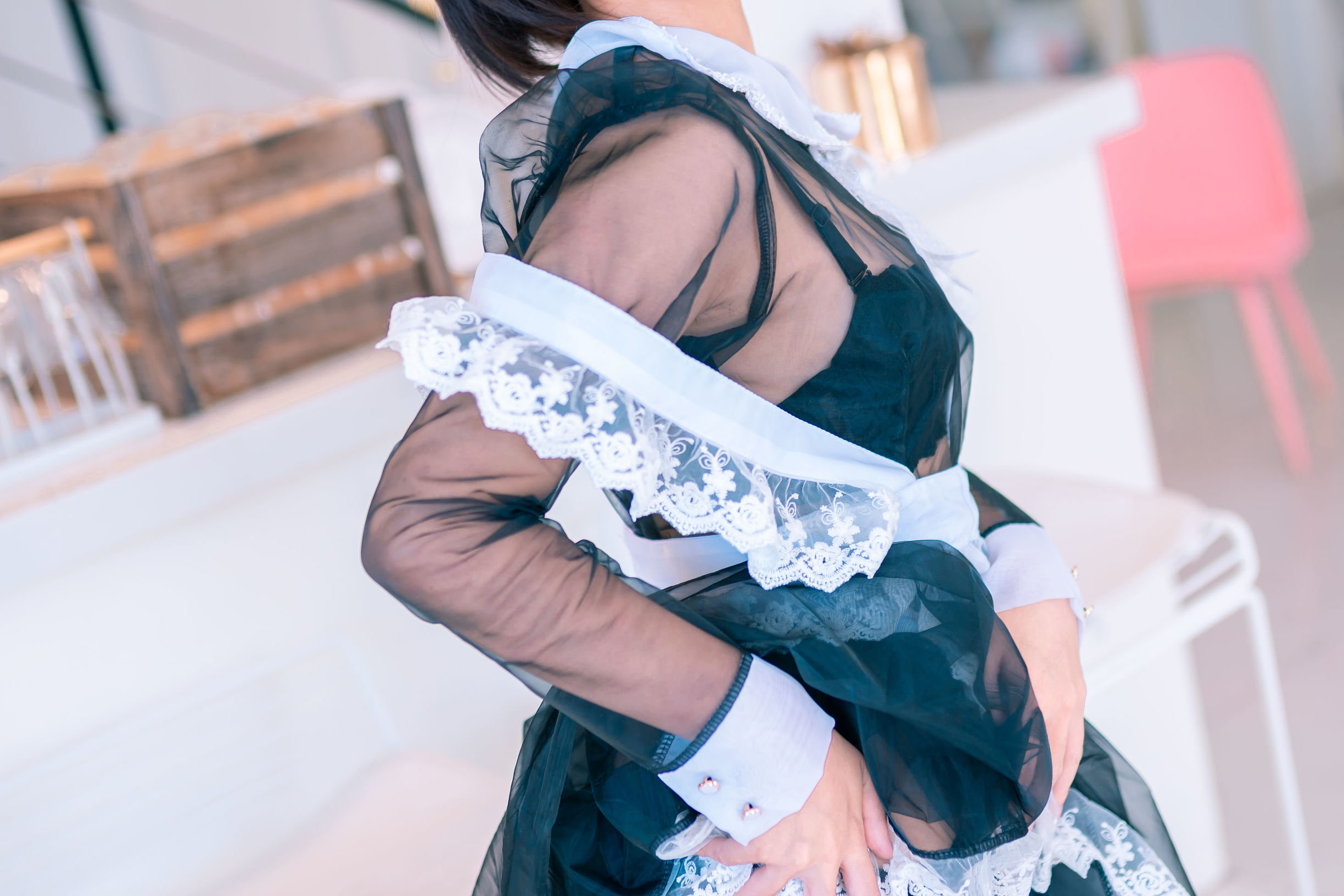 Cosplay寫真] 動漫博主蠢沫沫 - 透明女僕