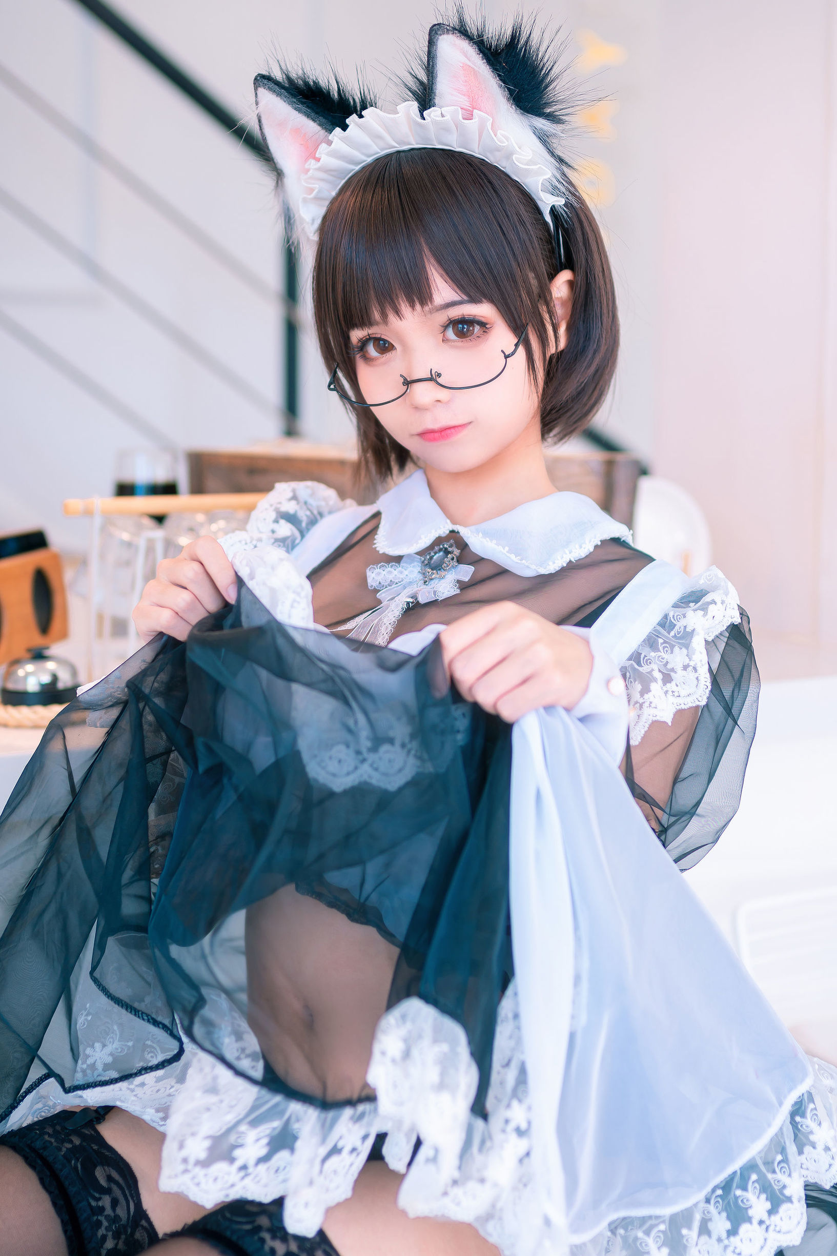 Cosplay寫真] 動漫博主蠢沫沫 - 透明女僕
