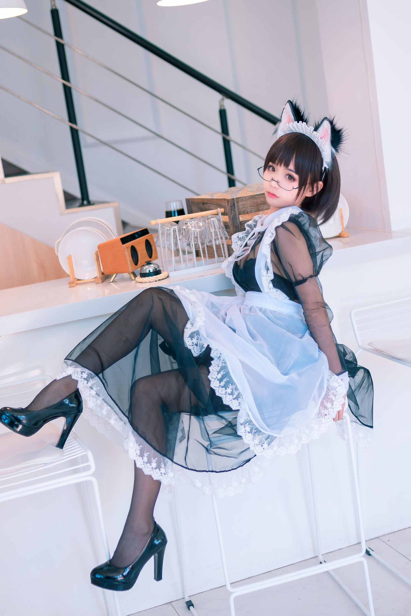 Cosplay寫真] 動漫博主蠢沫沫 - 透明女僕