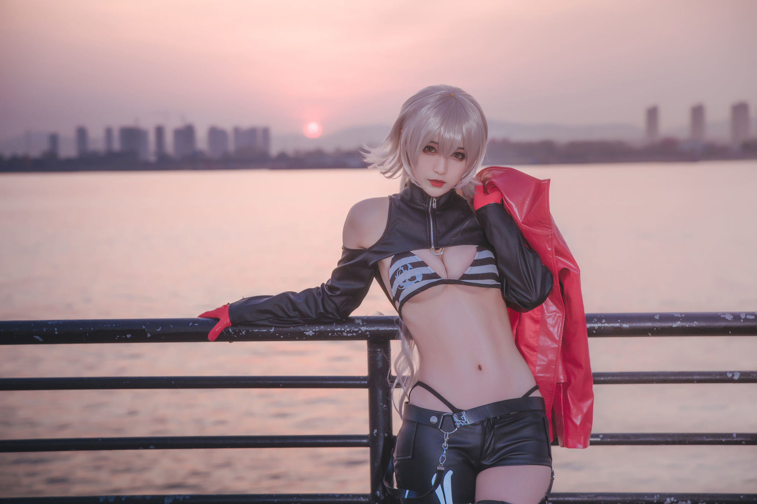Cosplay寫真] 動漫博主鐵板燒鬼舞w - 中山碼頭黑貞黑呆雙人