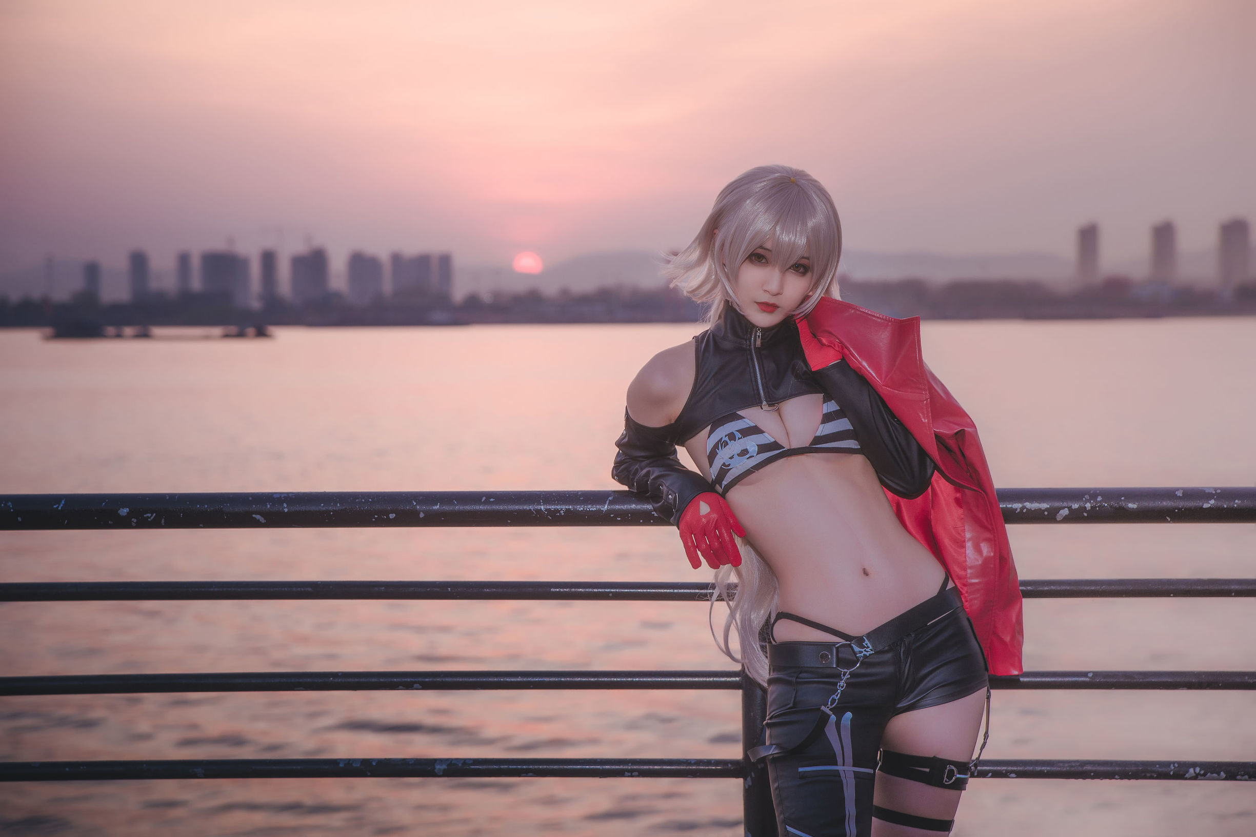 Cosplay寫真] 動漫博主鐵板燒鬼舞w - 中山碼頭黑貞黑呆雙人