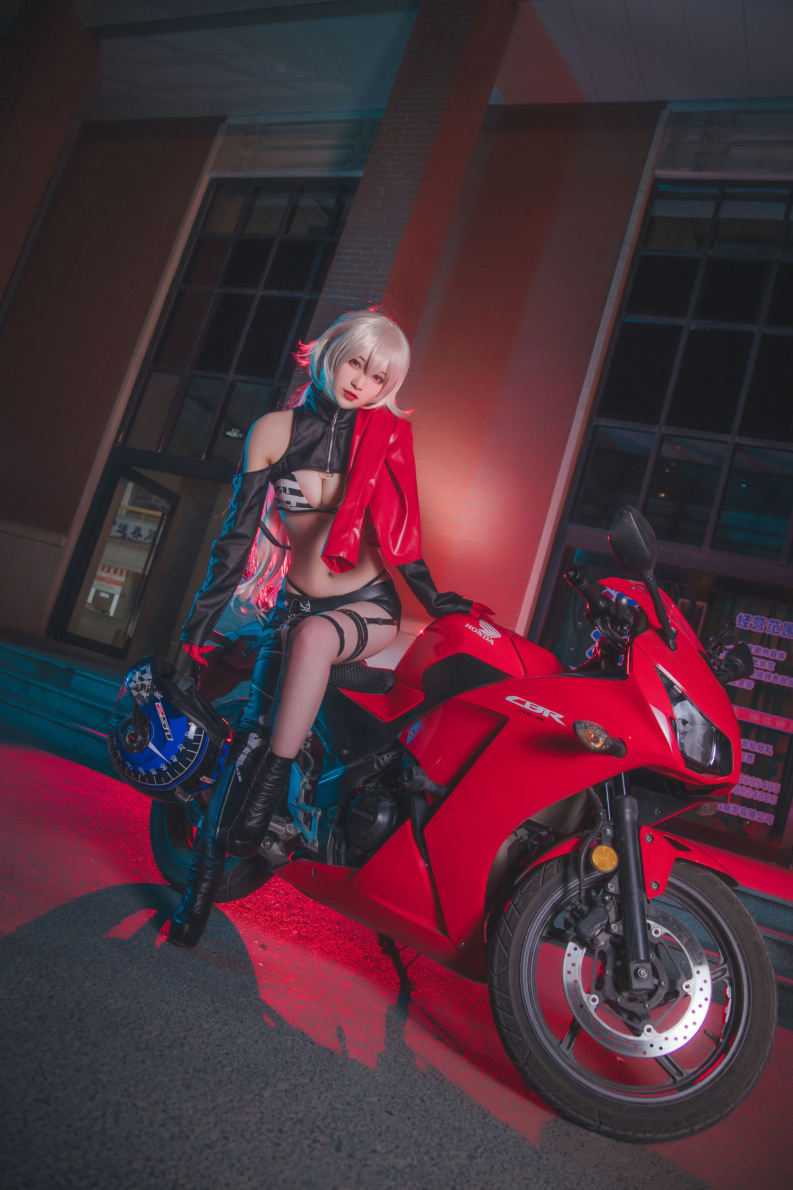 Cosplay寫真] 動漫博主鐵板燒鬼舞w - 中山碼頭黑貞黑呆雙人