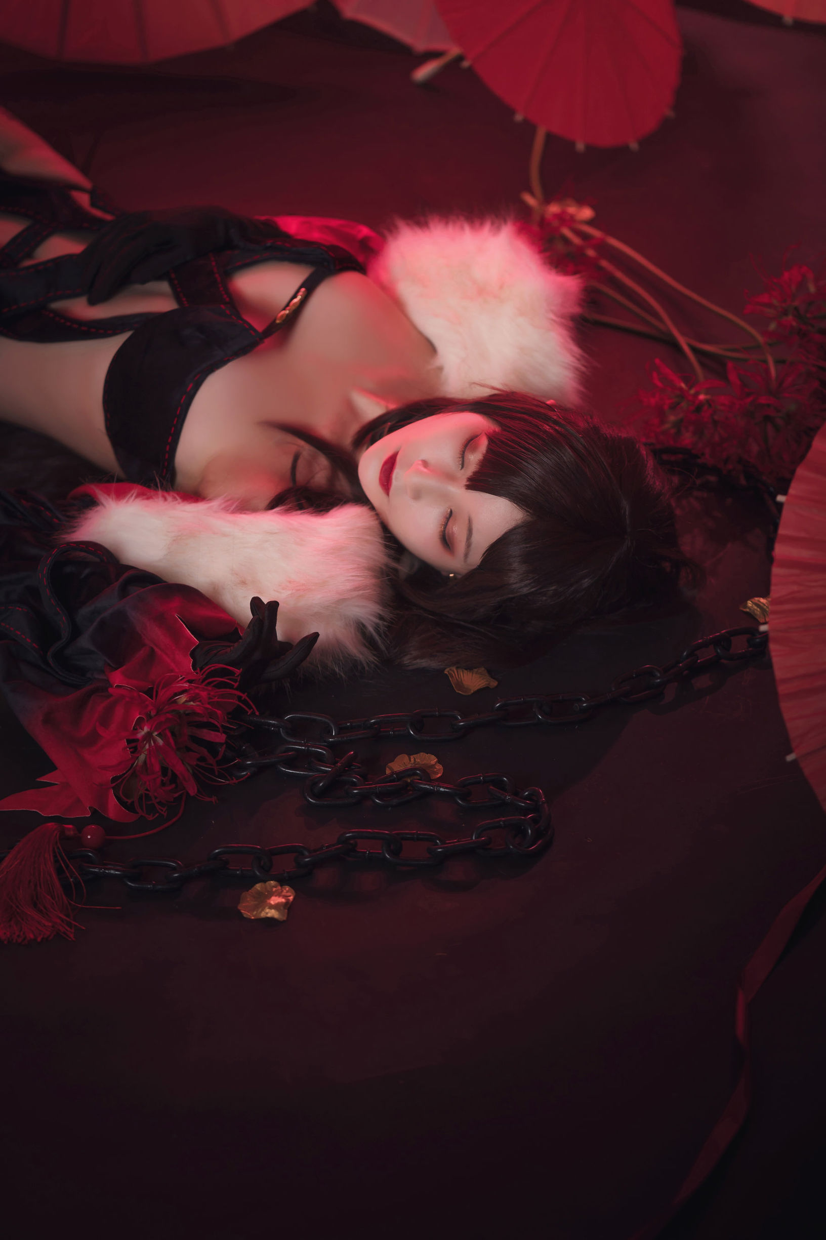 Cosplay寫真] 動漫博主鐵板燒鬼舞w - 虞美人