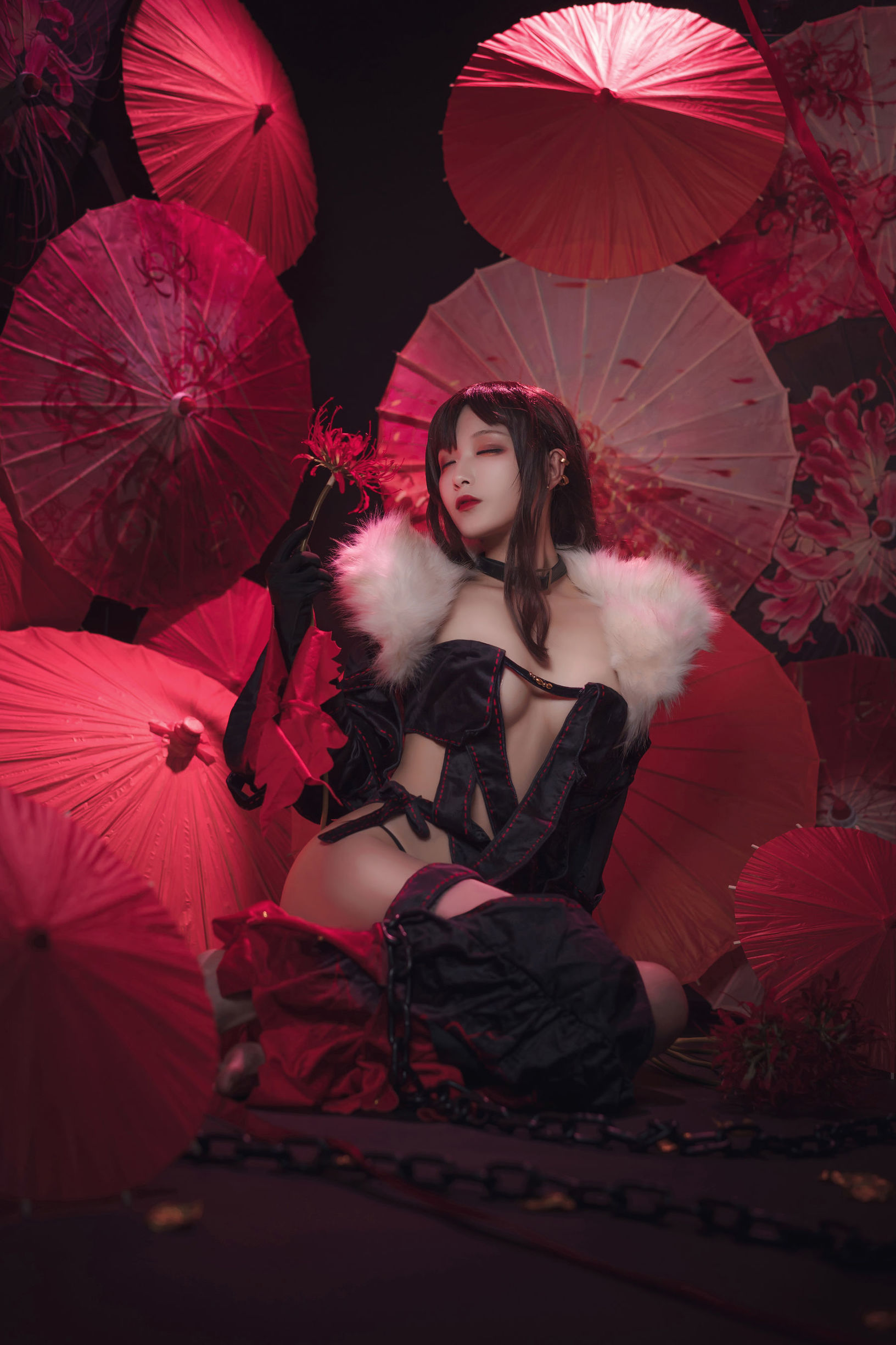 [Cosplay写真] 动漫博主铁板烧鬼舞w - 虞美人