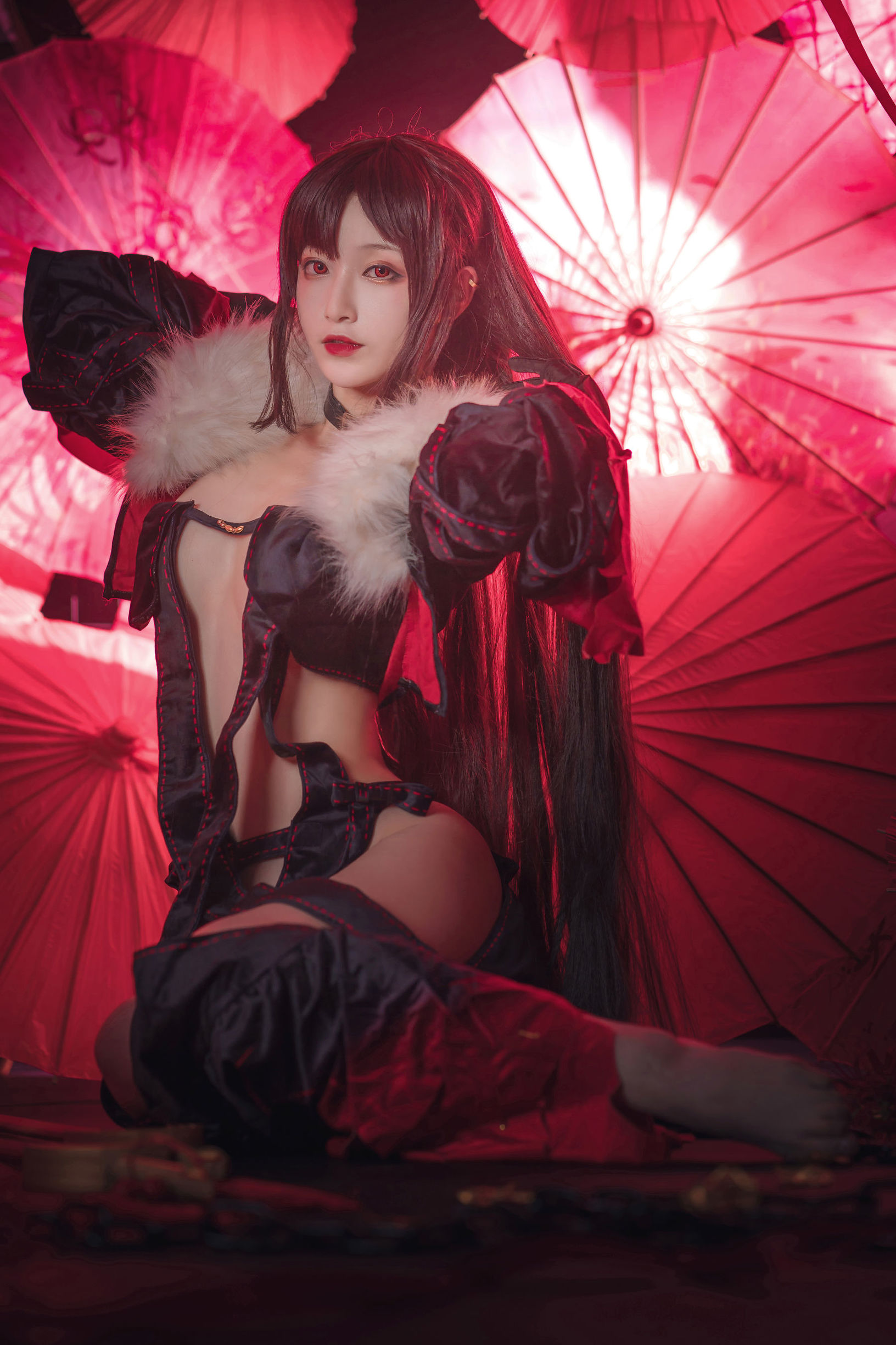 Cosplay寫真] 動漫博主鐵板燒鬼舞w - 虞美人