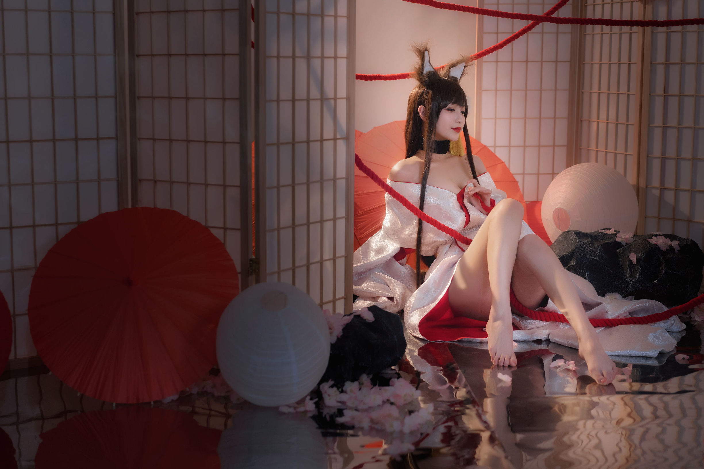 Cosplay寫真] 動漫博主鐵板燒鬼舞w - 赤城