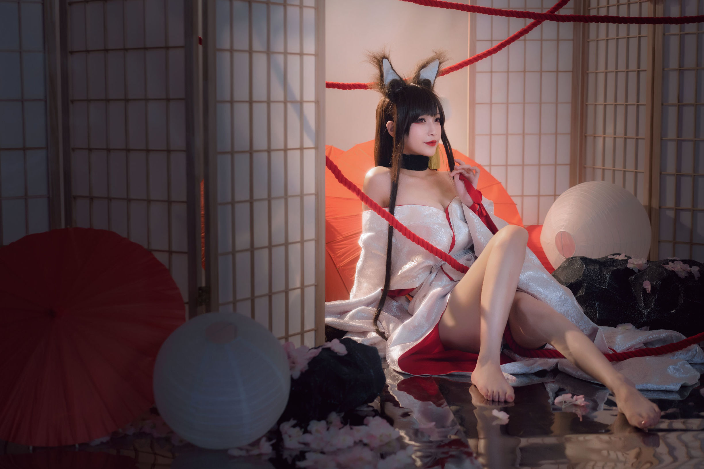 Cosplay寫真] 動漫博主鐵板燒鬼舞w - 赤城