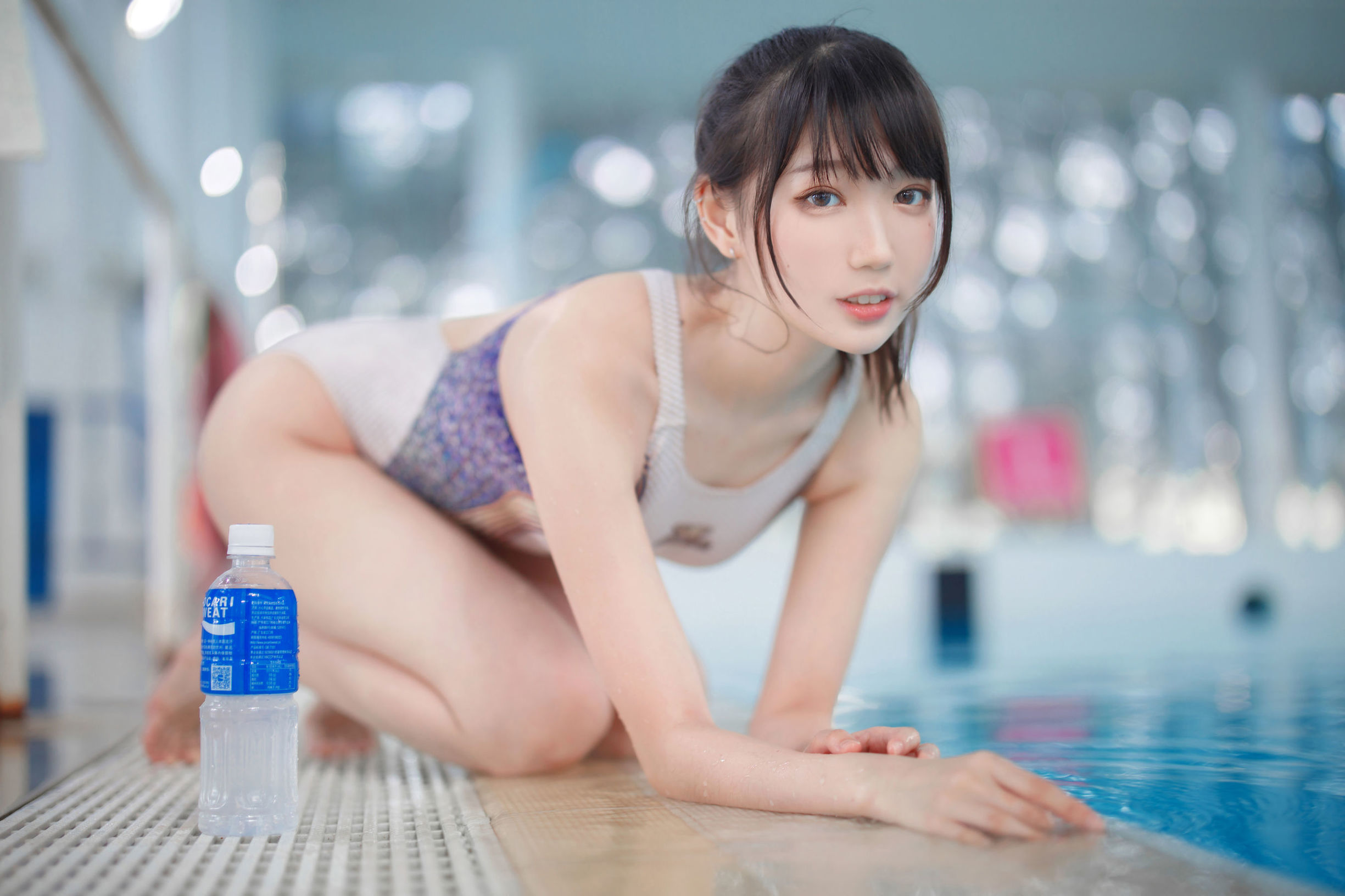 Cosplay寫真] 周叽是可愛兔兔 - 競泳