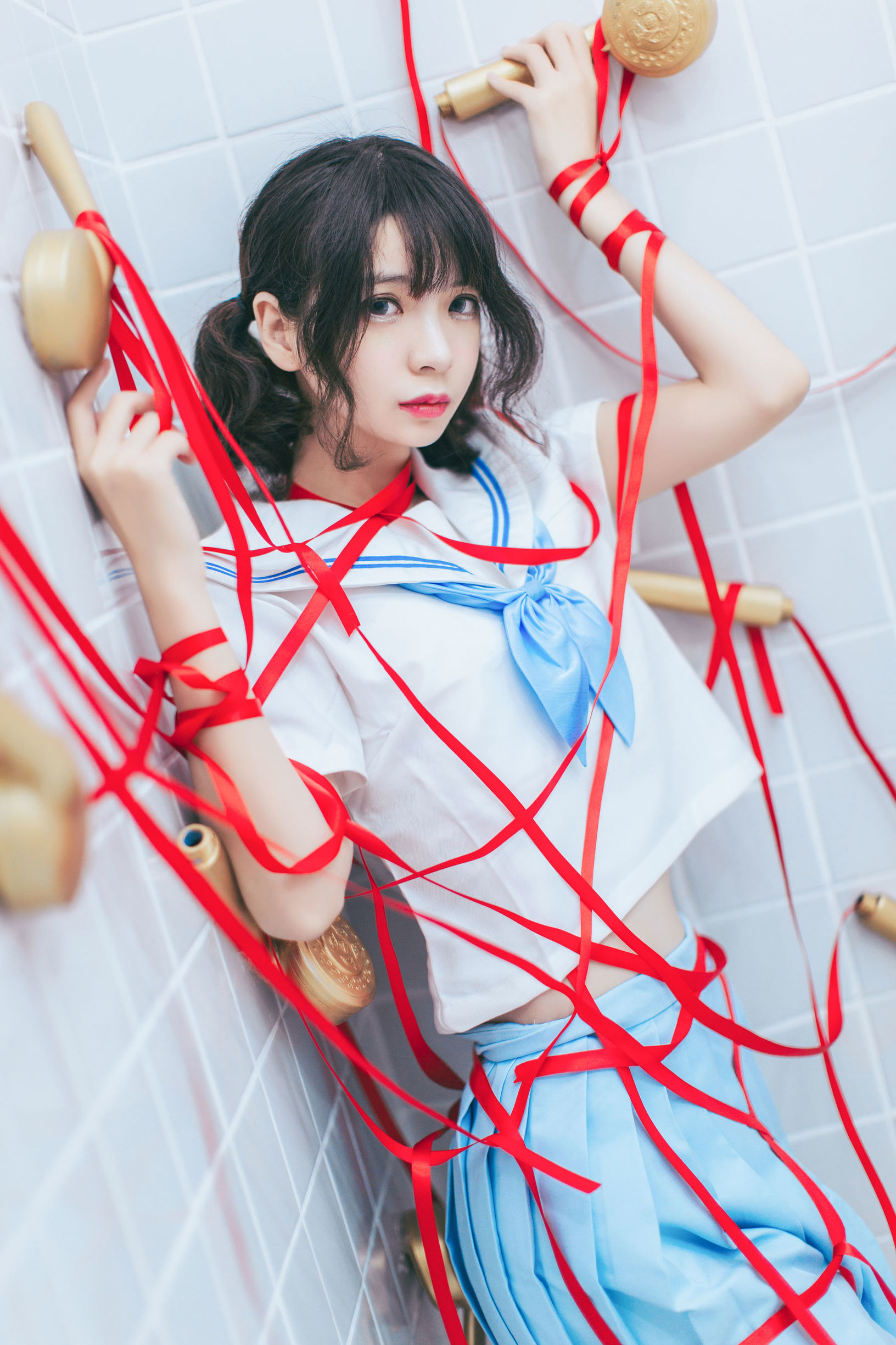 Cosplay Ảnh] Feng Mao ss - Phòng tắm JK