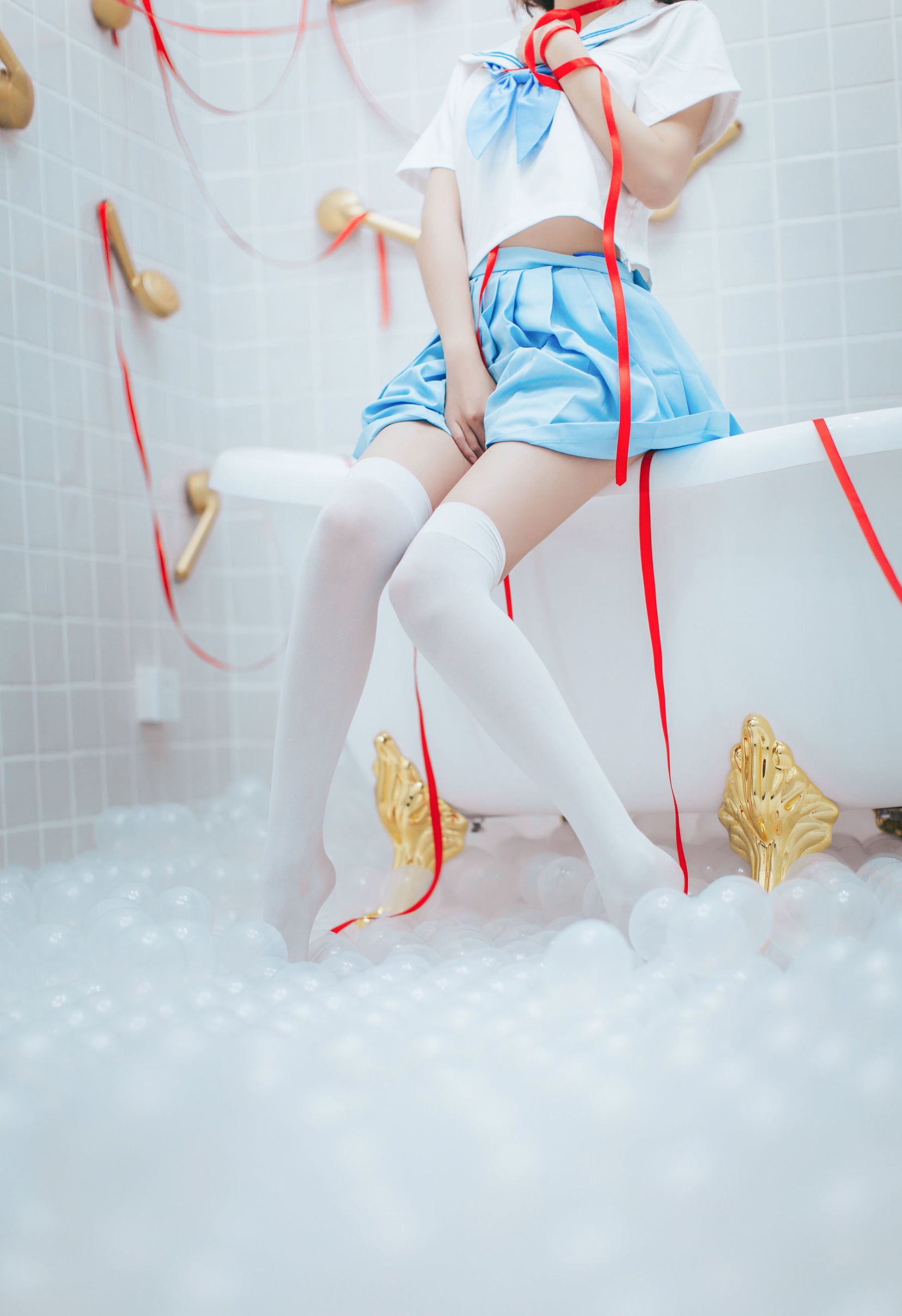 Cosplay Ảnh] Feng Mao ss - Phòng tắm JK