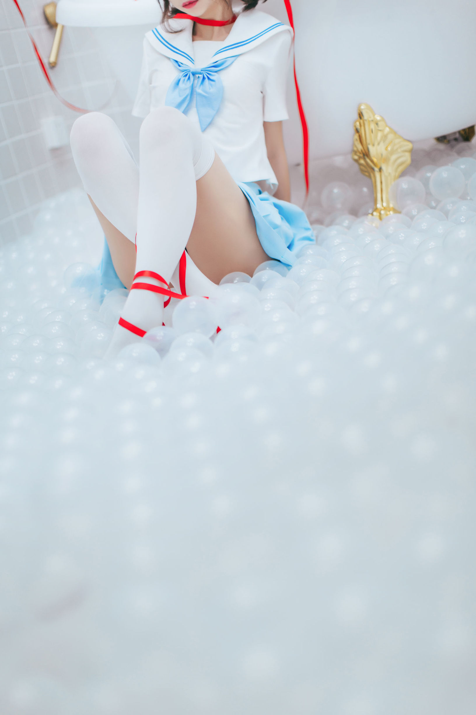 Cosplay Ảnh] Feng Mao ss - Phòng tắm JK