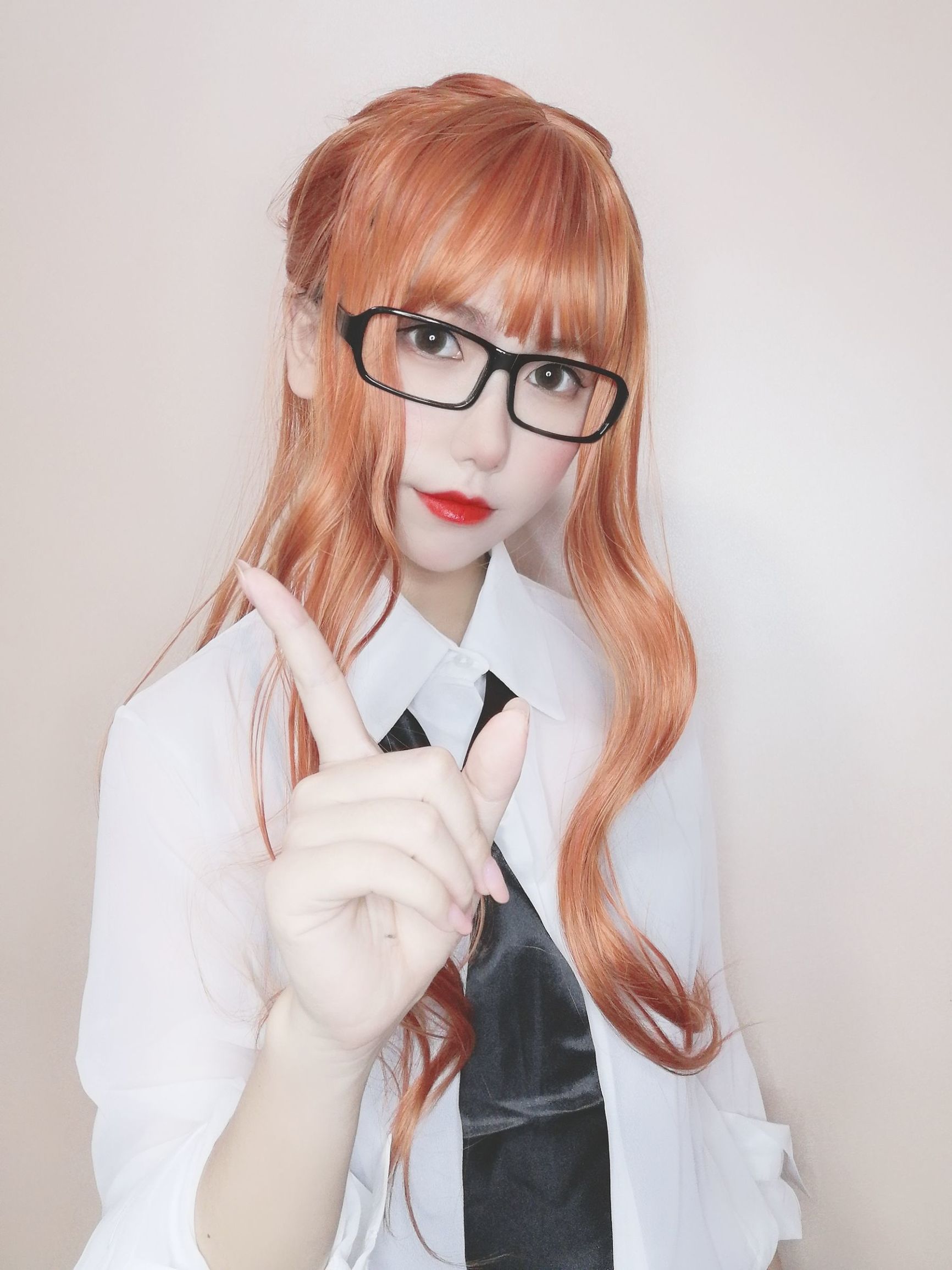Cosplay写真] イモエンゆうこSJ_ - 黒ストッキングの女教師