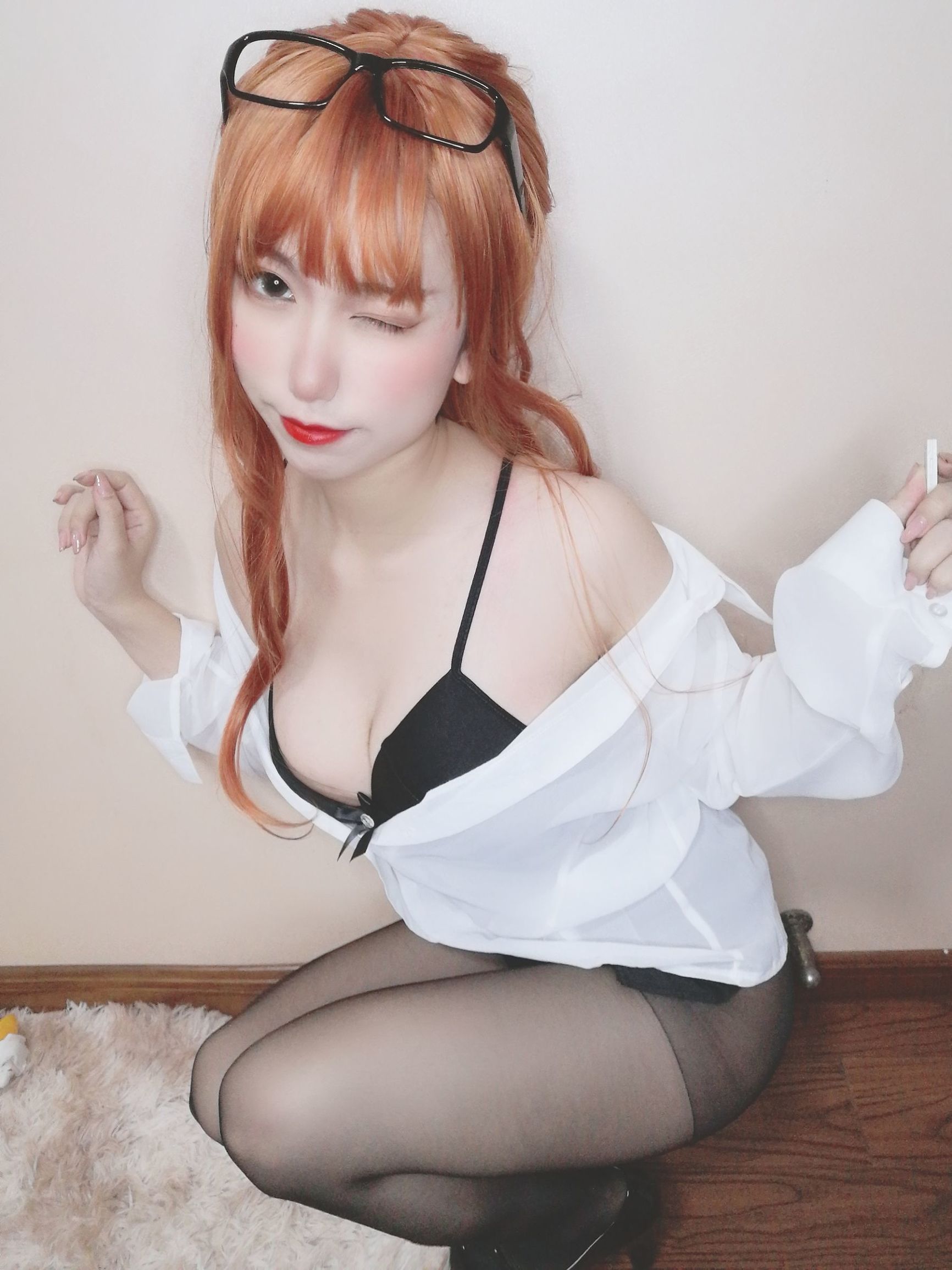 Cosplay Ảnh] Yù Nguyên Yú Tử SJ_ - Nữ Giáo Viên Mặc Vớ Đen