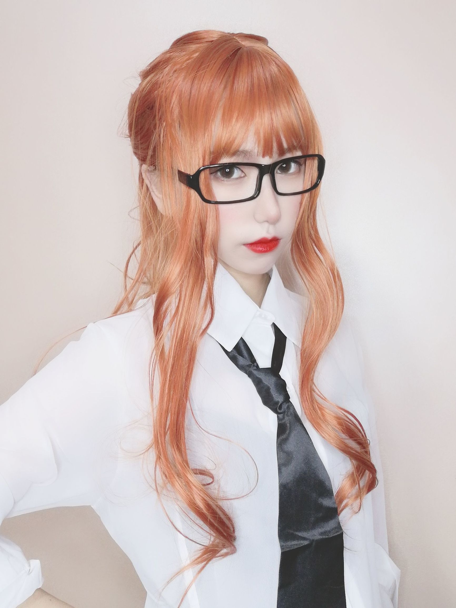 Cosplay写真] イモエンゆうこSJ_ - 黒ストッキングの女教師