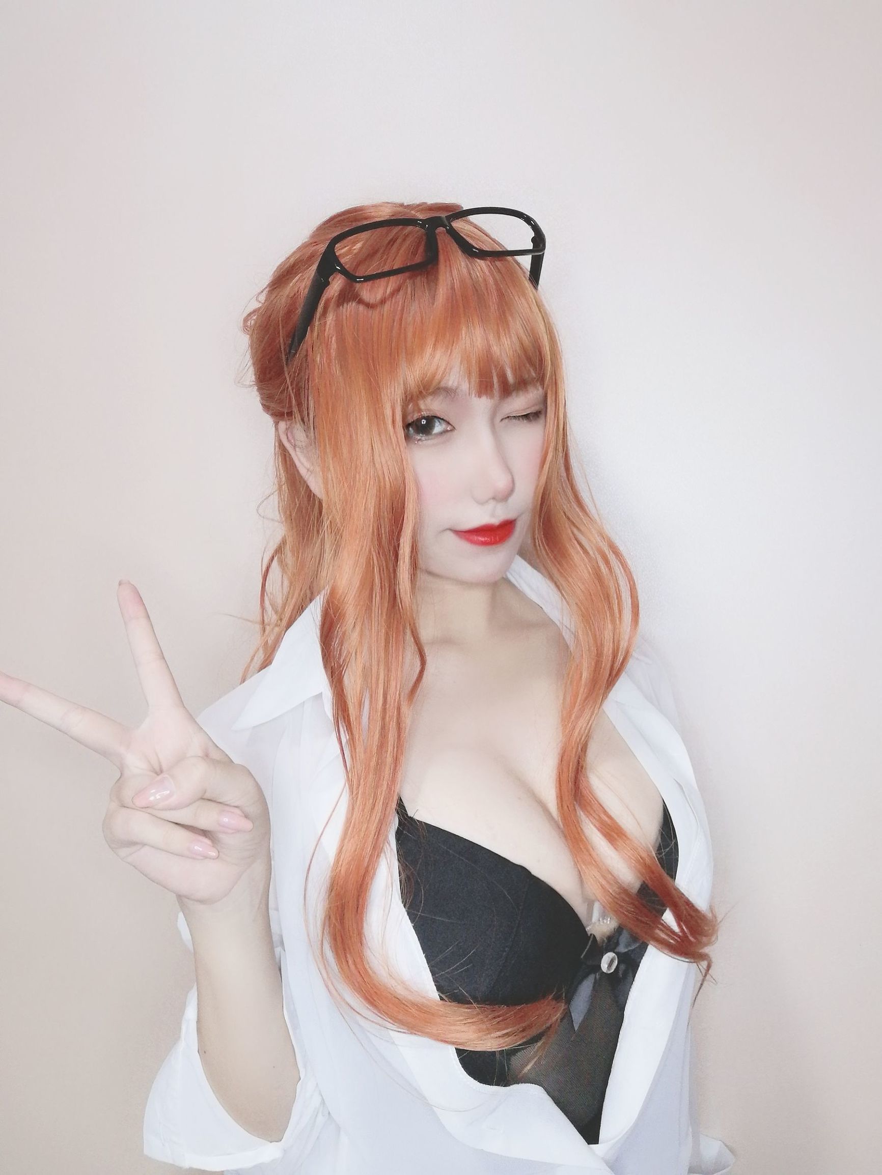 Cosplay Photos] Yuyuan Yuko SJ_ - Black Silk Female Teacher