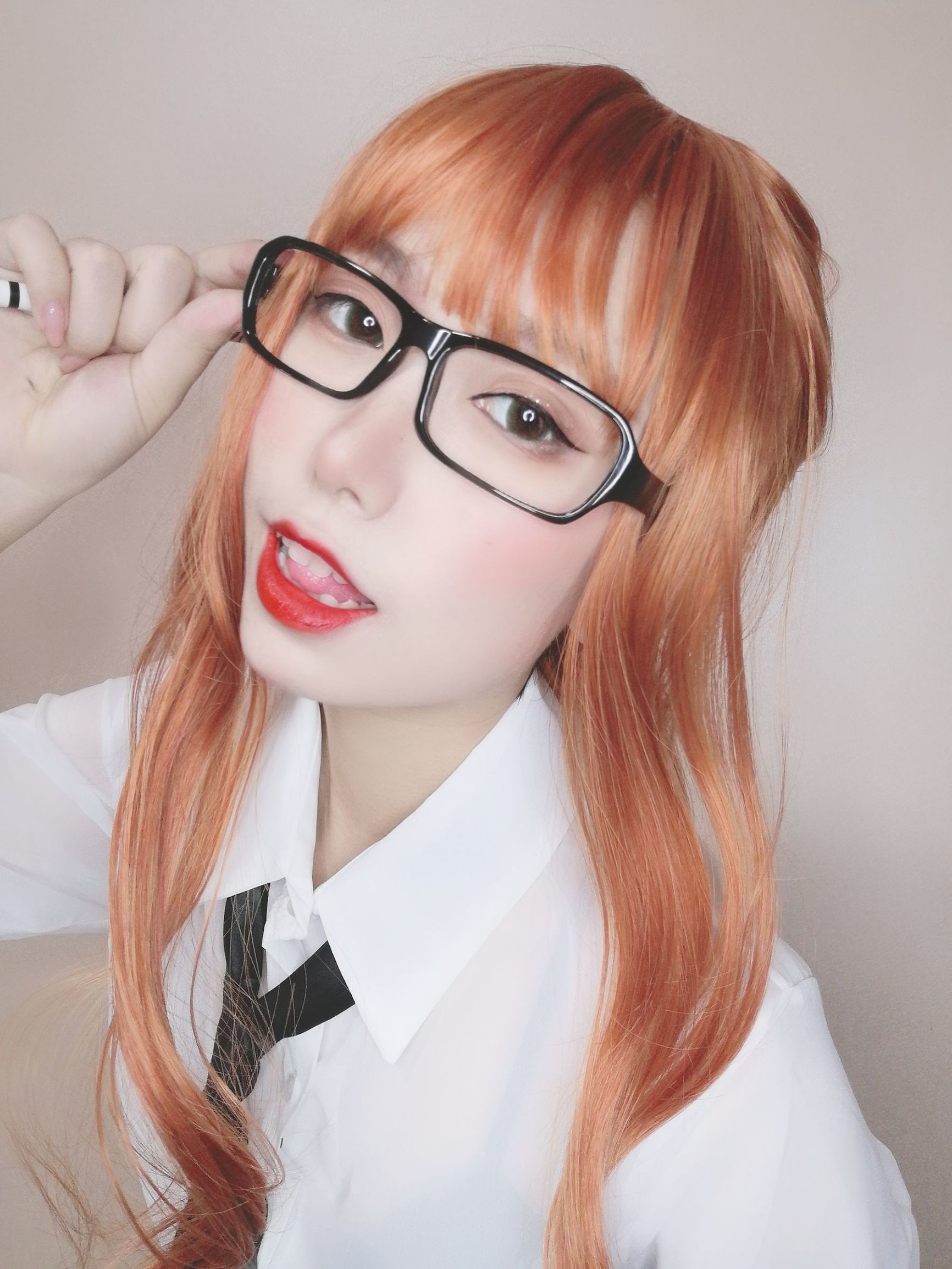 Cosplay写真] イモエンゆうこSJ_ - 黒ストッキングの女教師