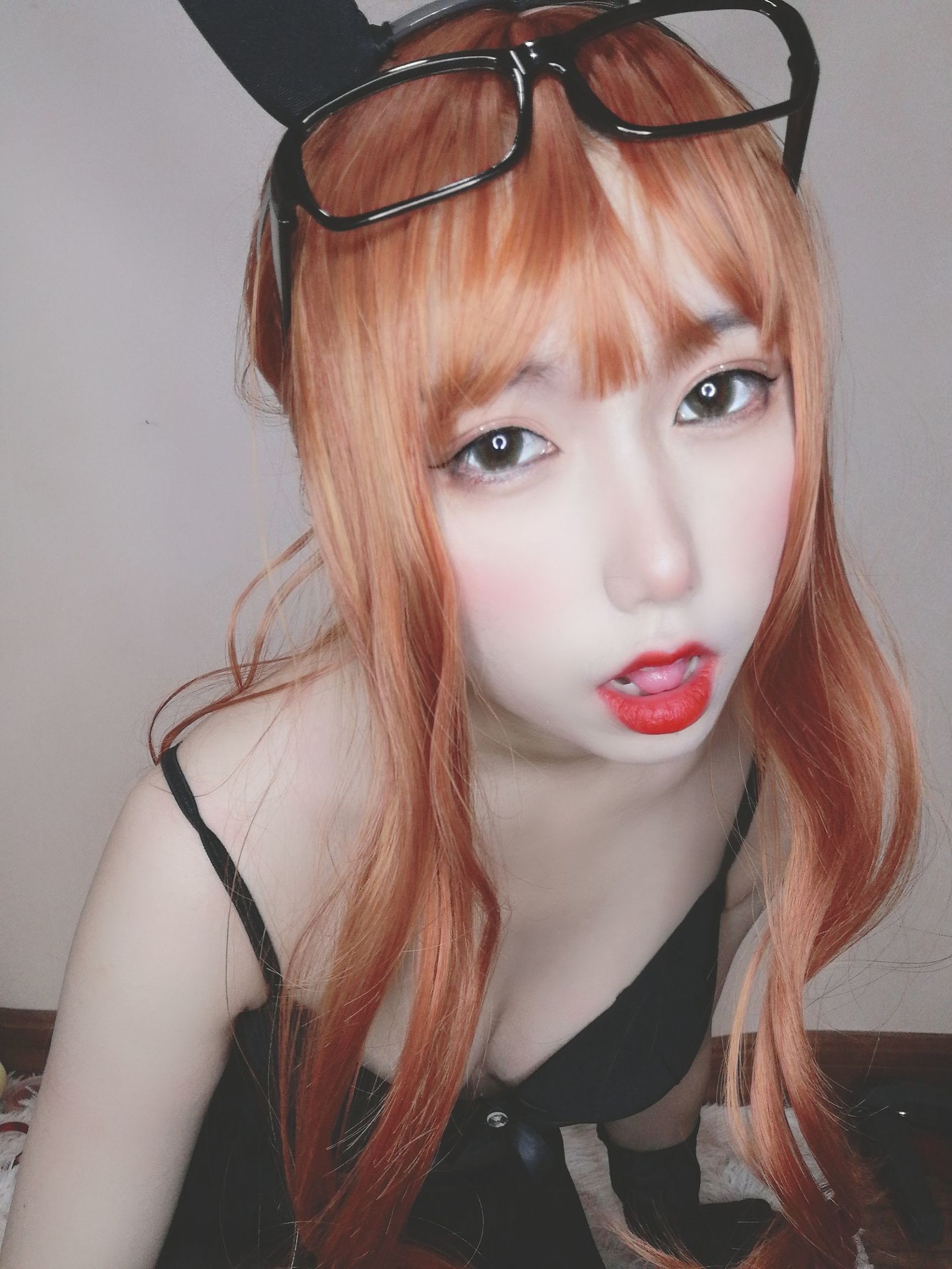 Cosplay写真] イモエンゆうこSJ_ - 黒ストッキングの女教師