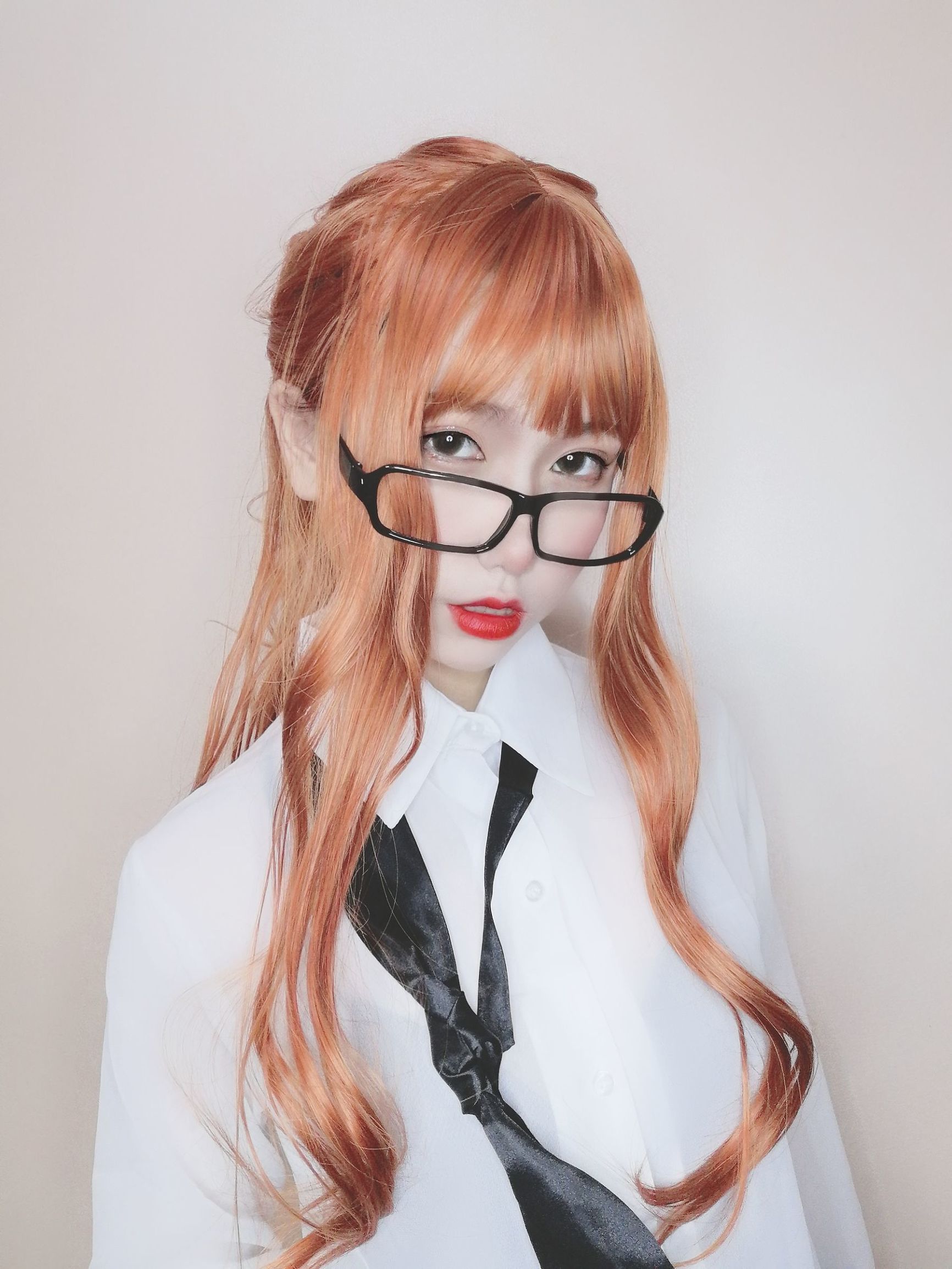 Cosplay写真] イモエンゆうこSJ_ - 黒ストッキングの女教師