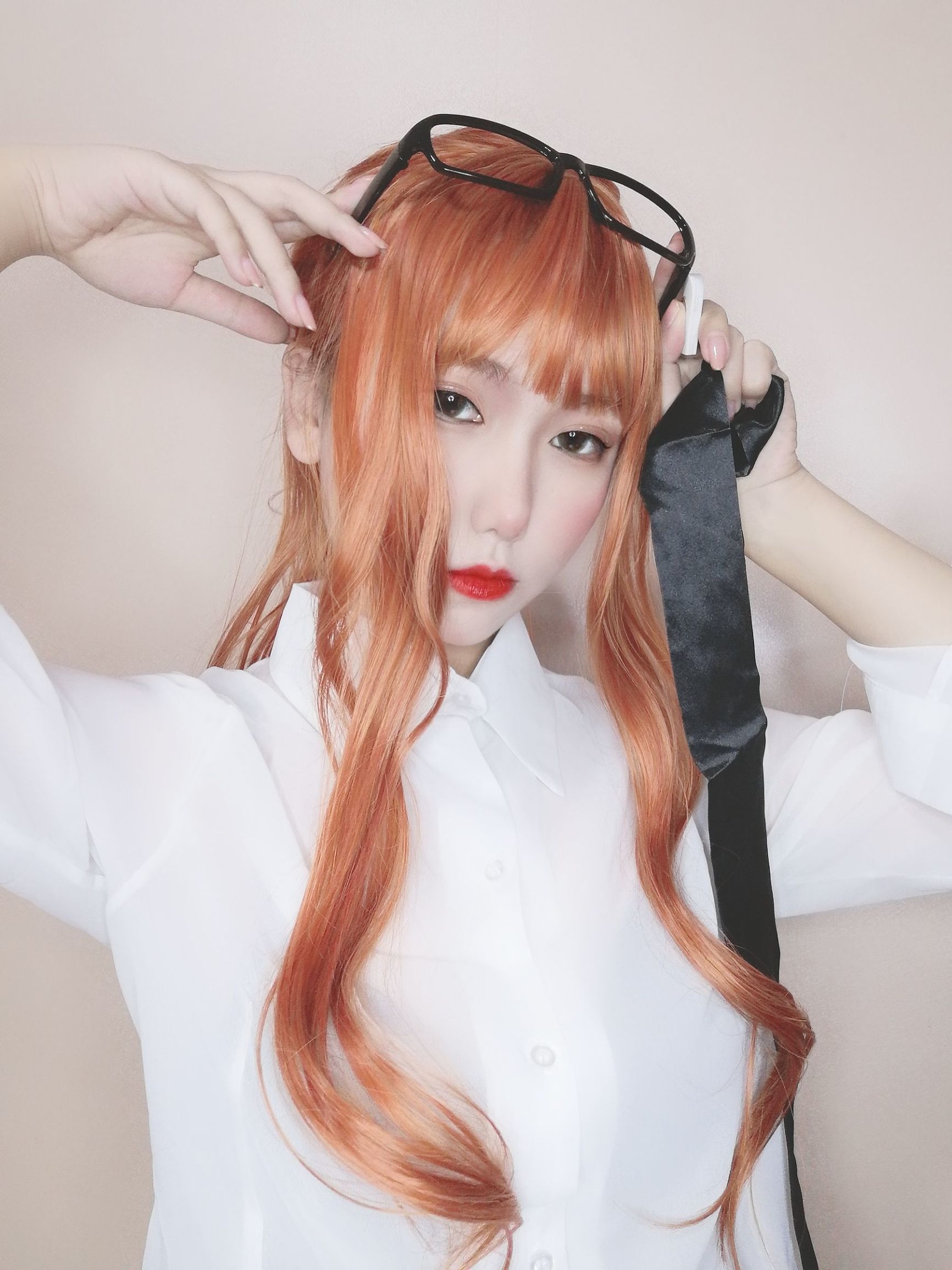 Cosplay Photos] Yuyuan Yuko SJ_ - Black Silk Female Teacher