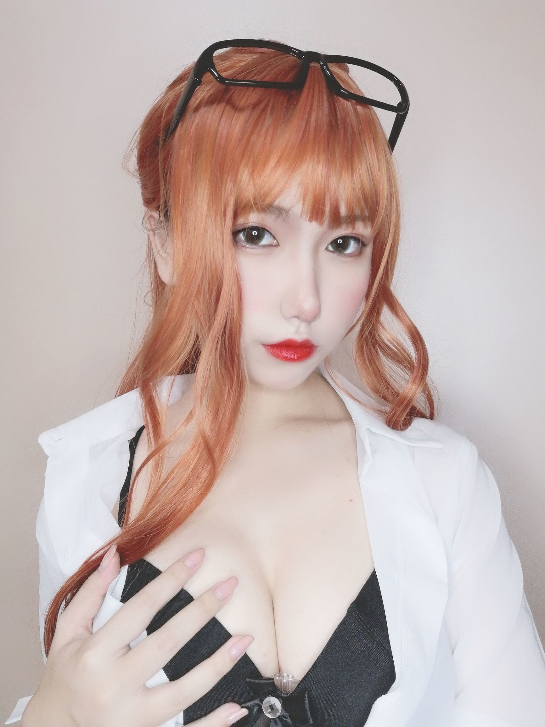 Cosplay Photos] Yuyuan Yuko SJ_ - Black Silk Female Teacher