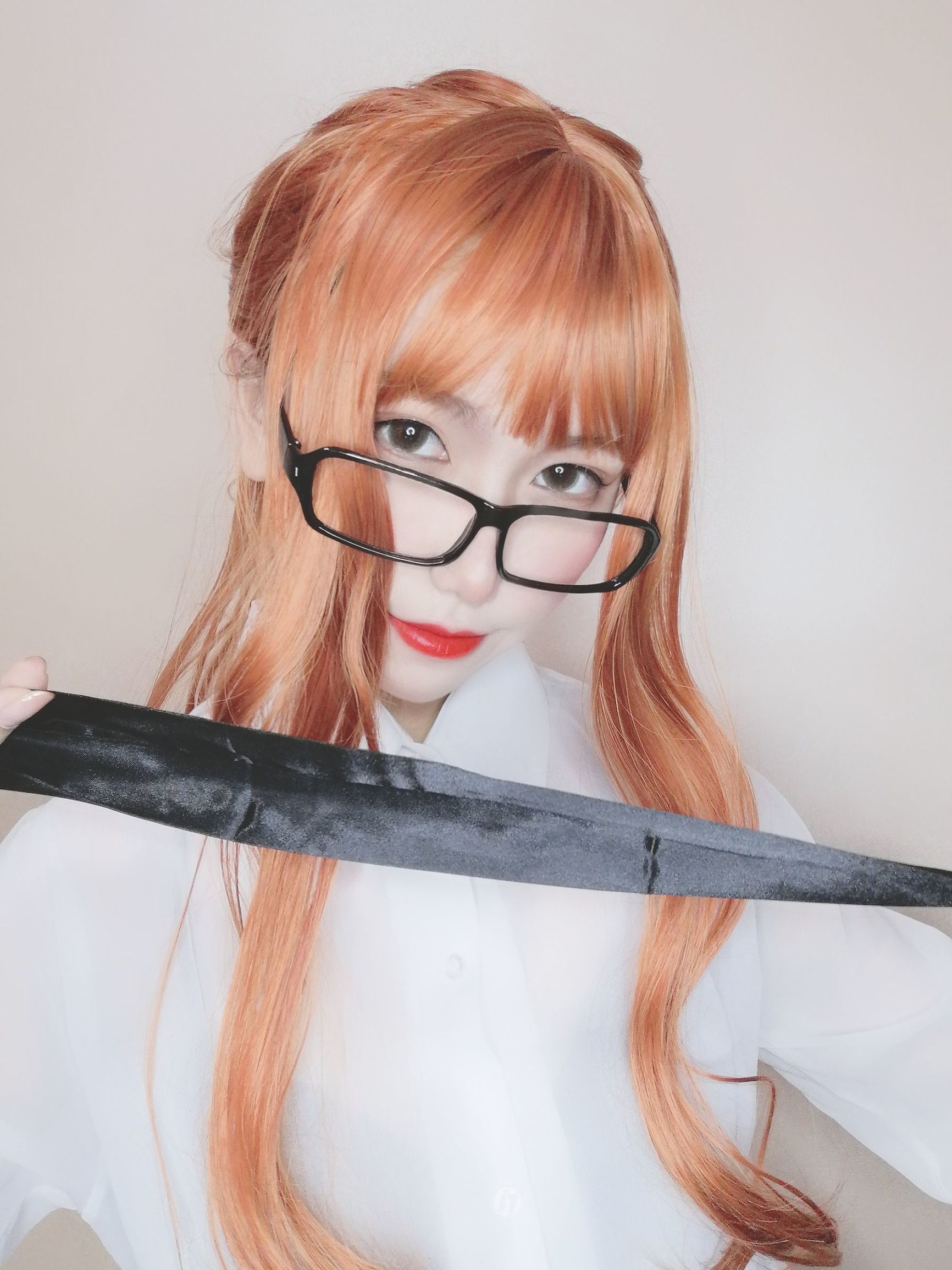 Cosplay写真] イモエンゆうこSJ_ - 黒ストッキングの女教師